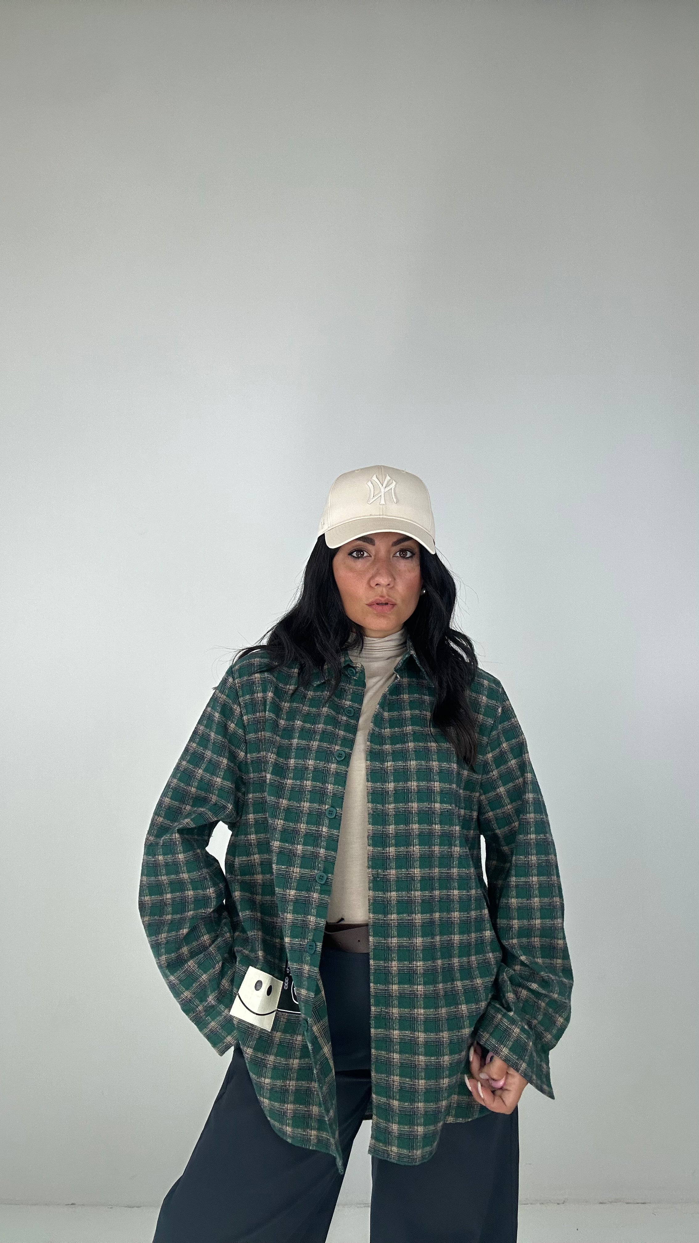 Camicia QUADRINI - VERDE