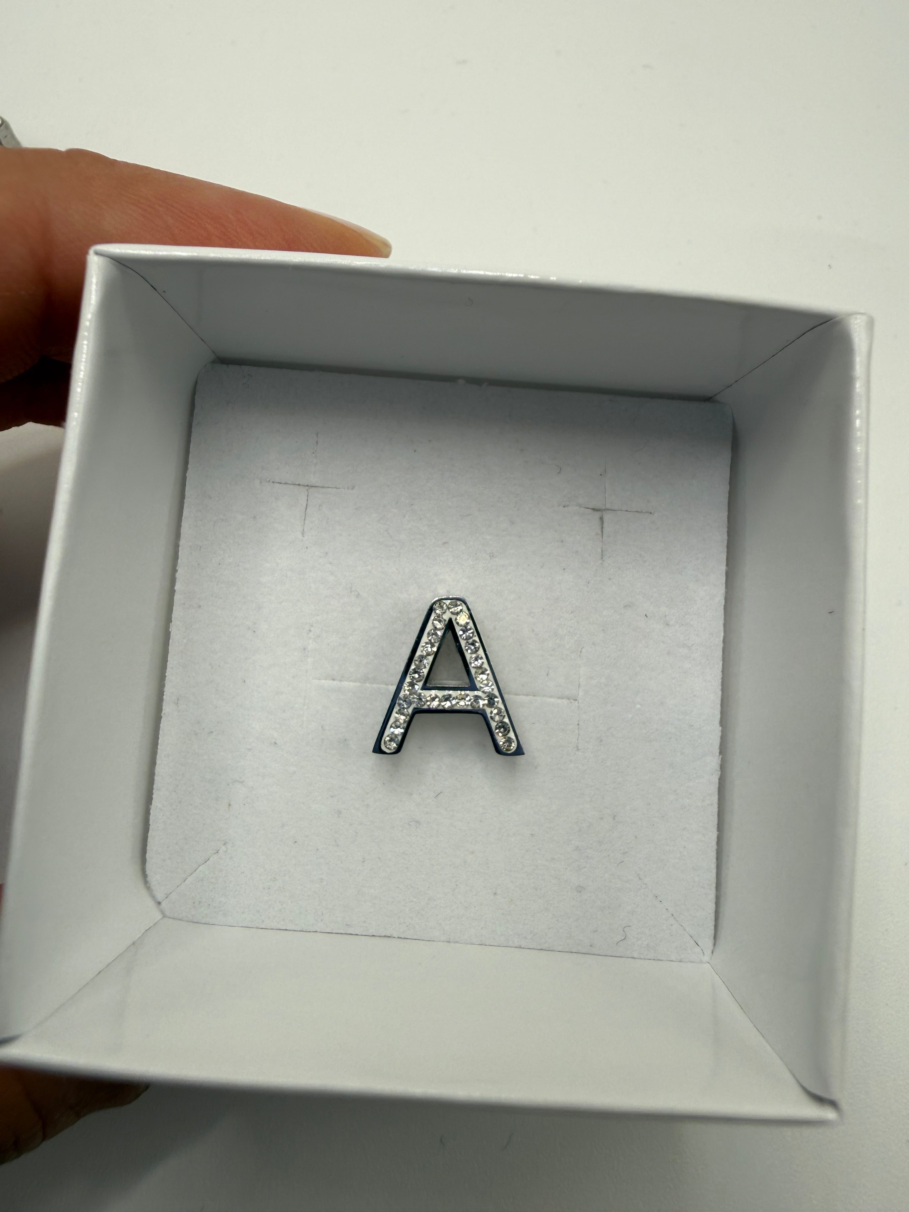 Ciondolo ARGENTO LETTERA BRILL - A
