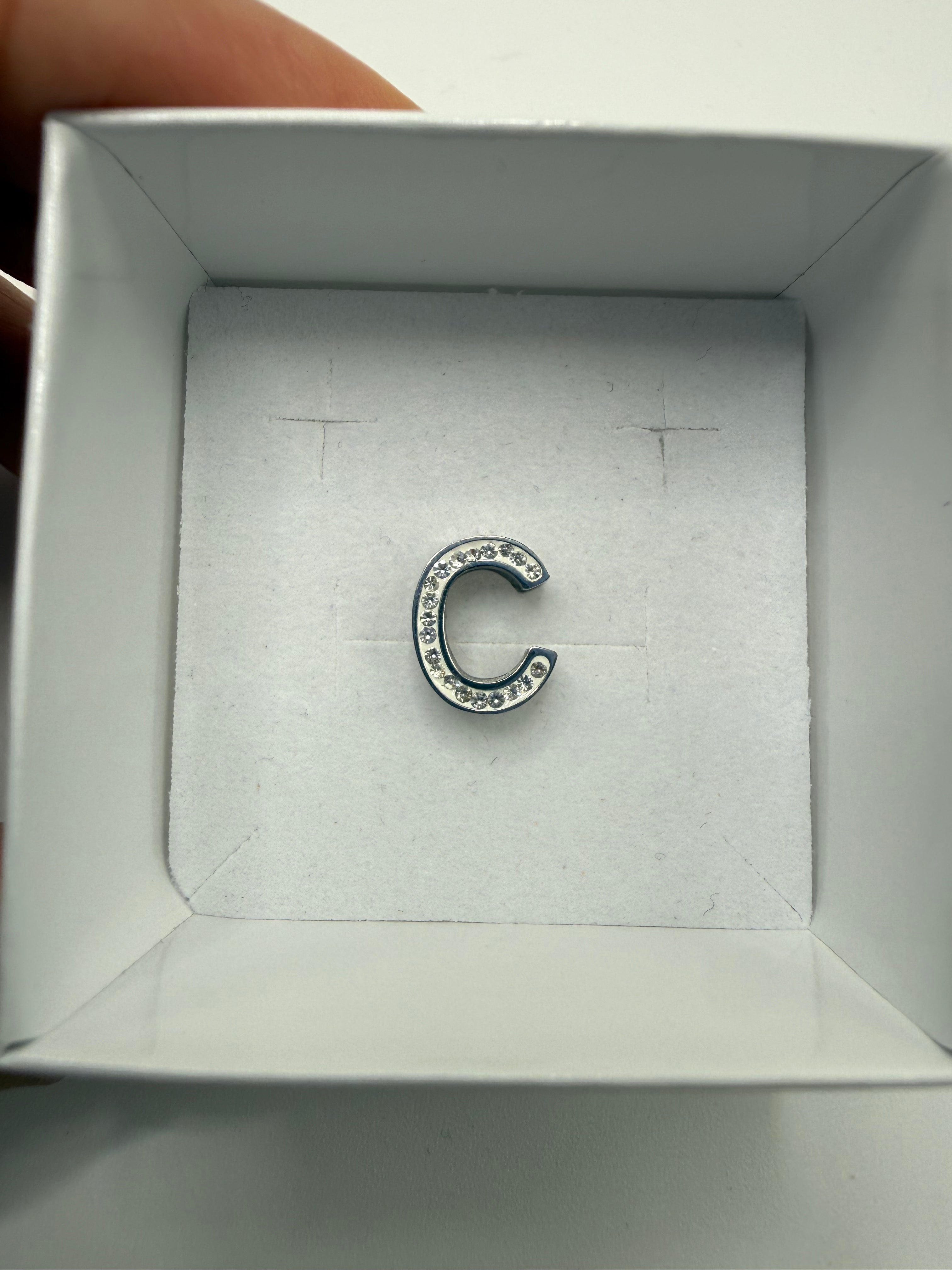 Ciondolo ARGENTO LETTERA BRILL - C