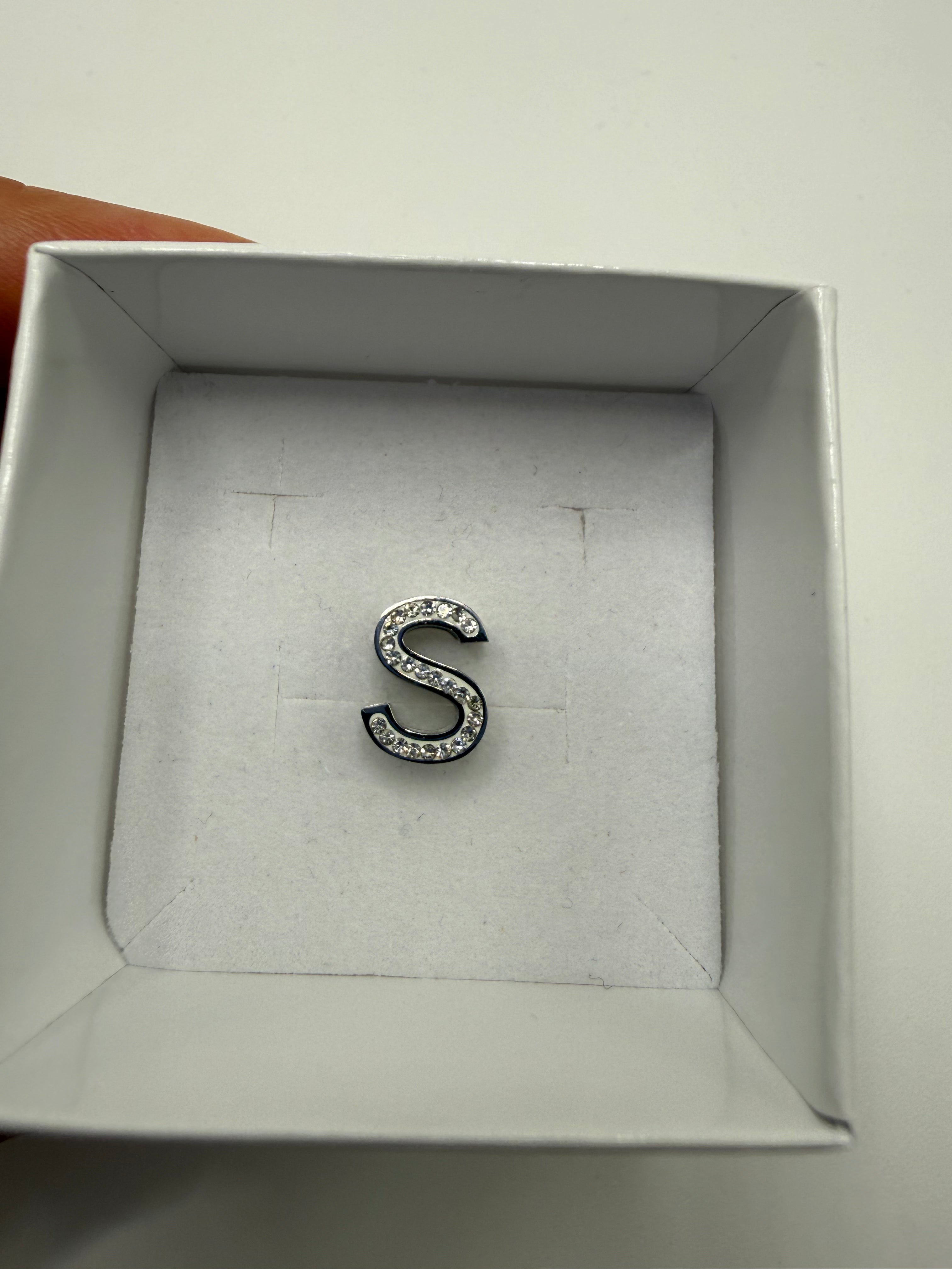 Ciondolo ARGENTO LETTERA BRILL - S