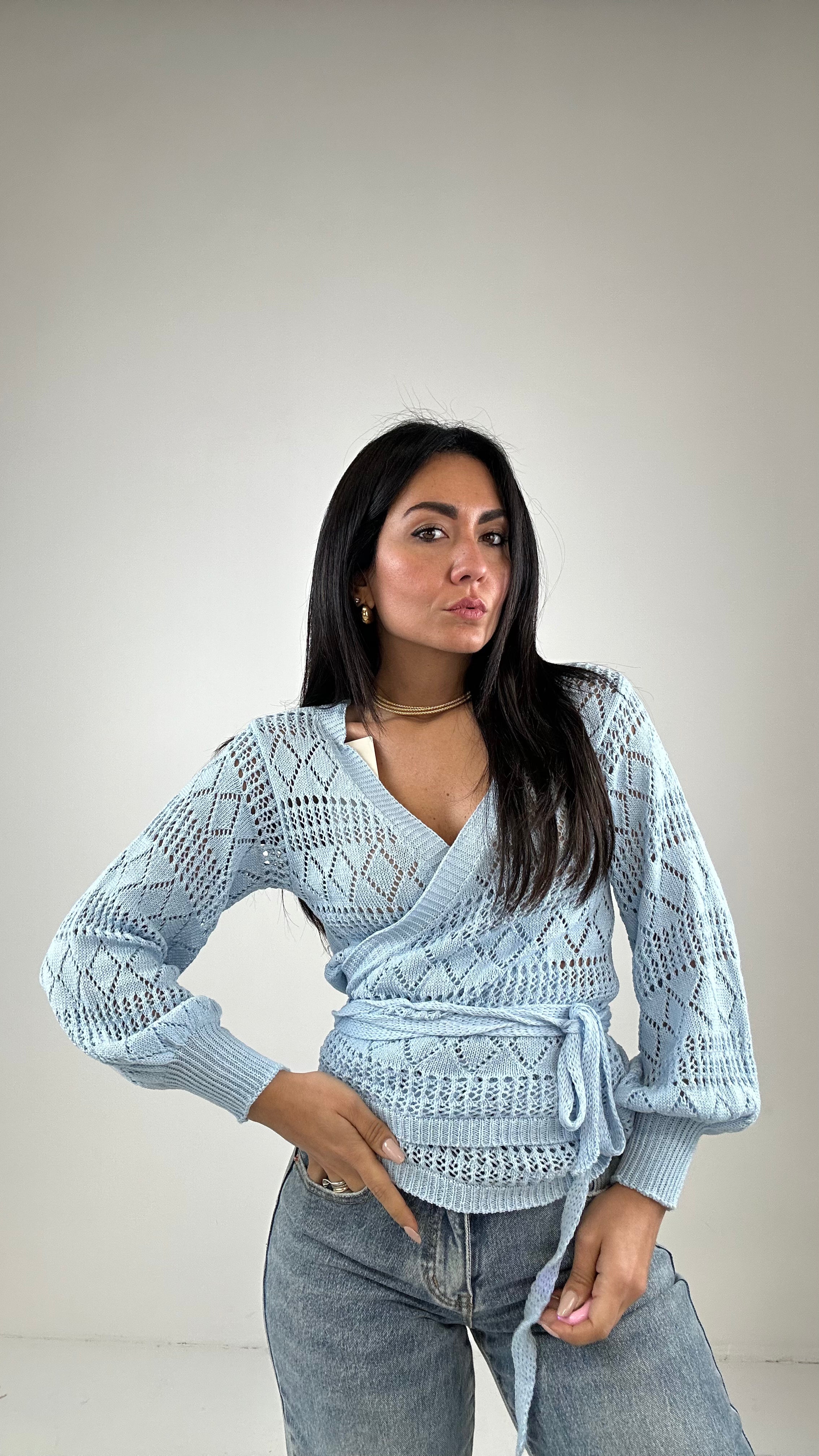 Incrociatina SPRING - CELESTE