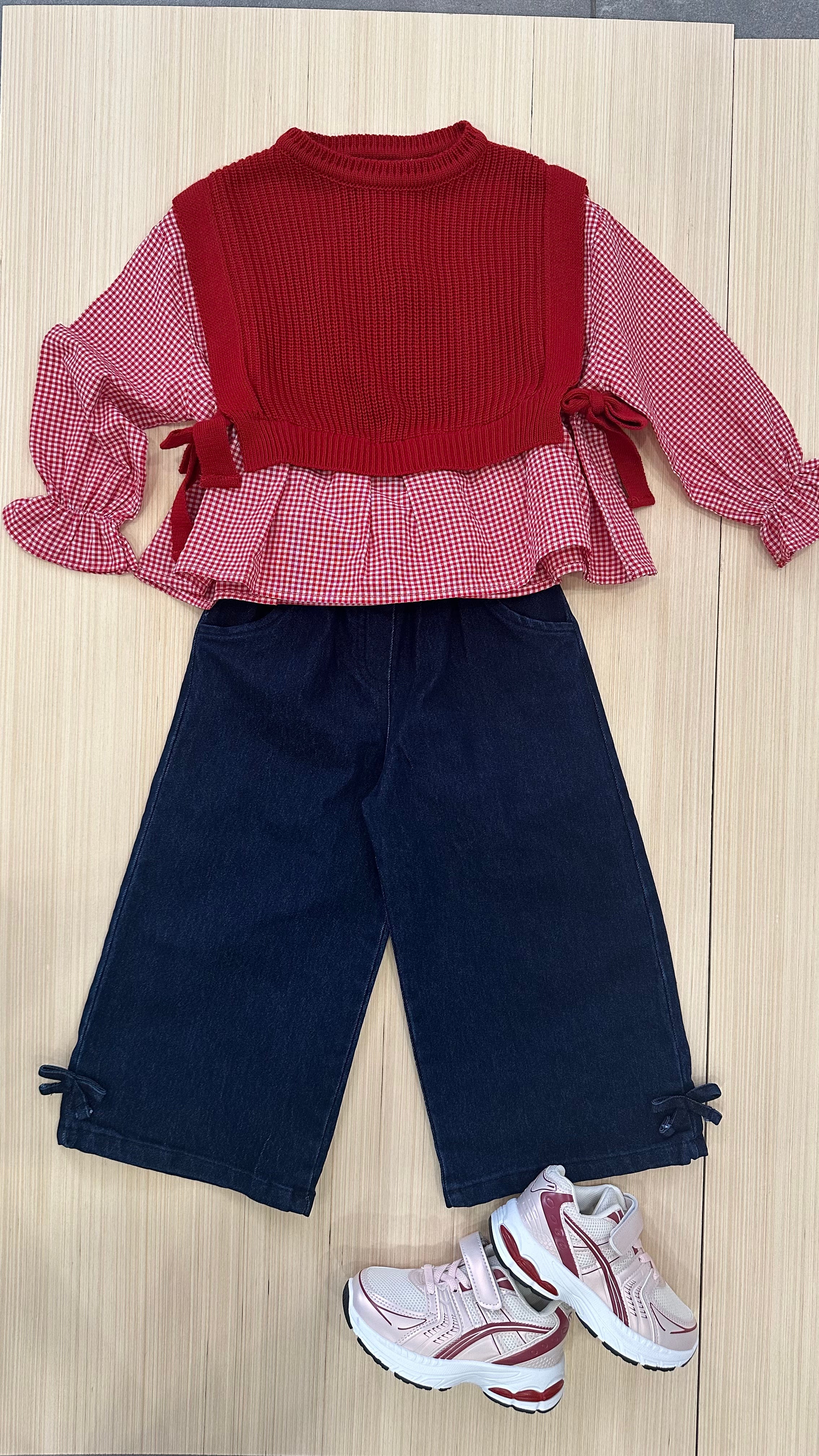 Completo QUADRETTINI 2-10 - ROSSO