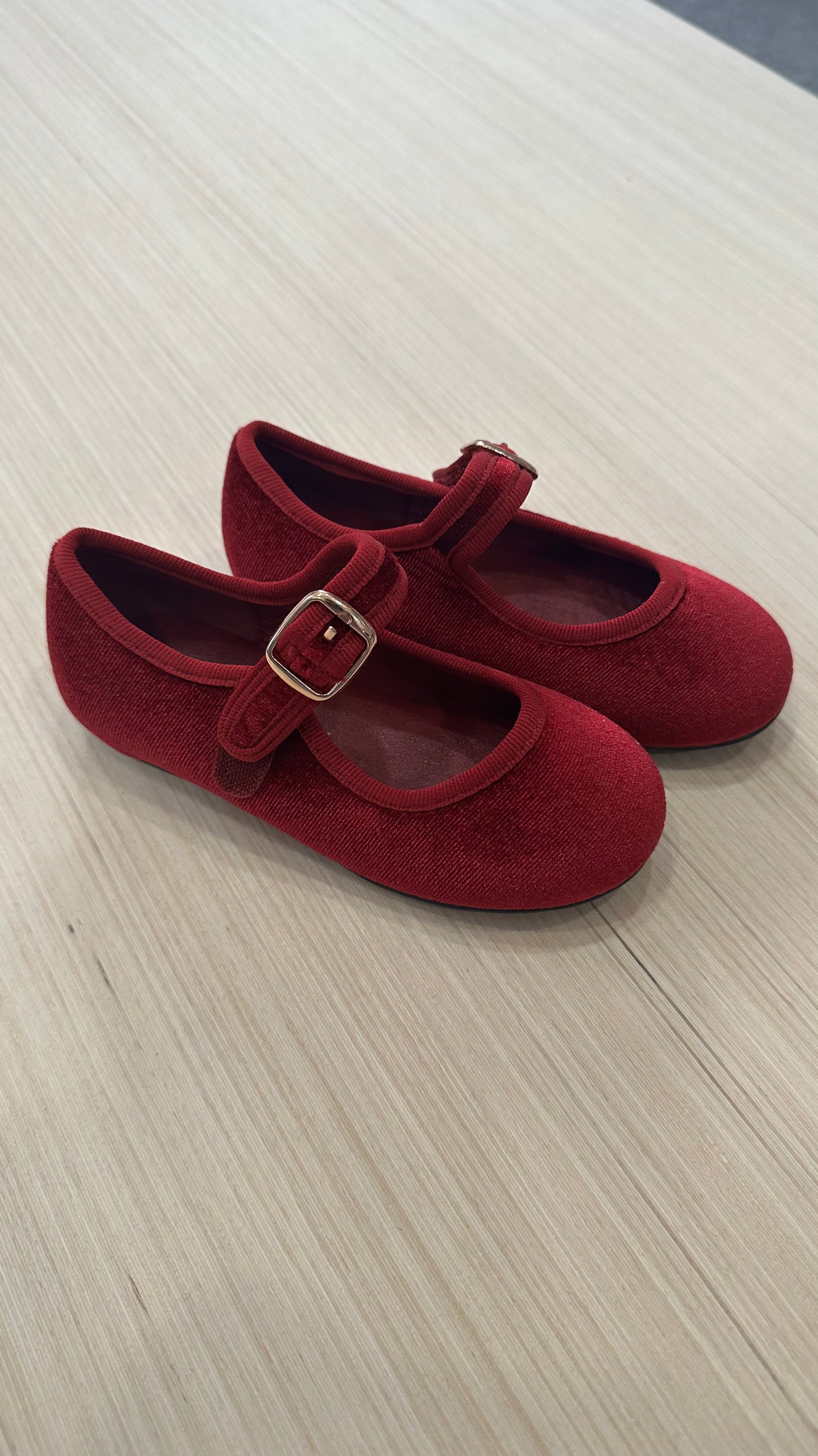 Ballerina IN VELLUTO 25-36 - ROSSO