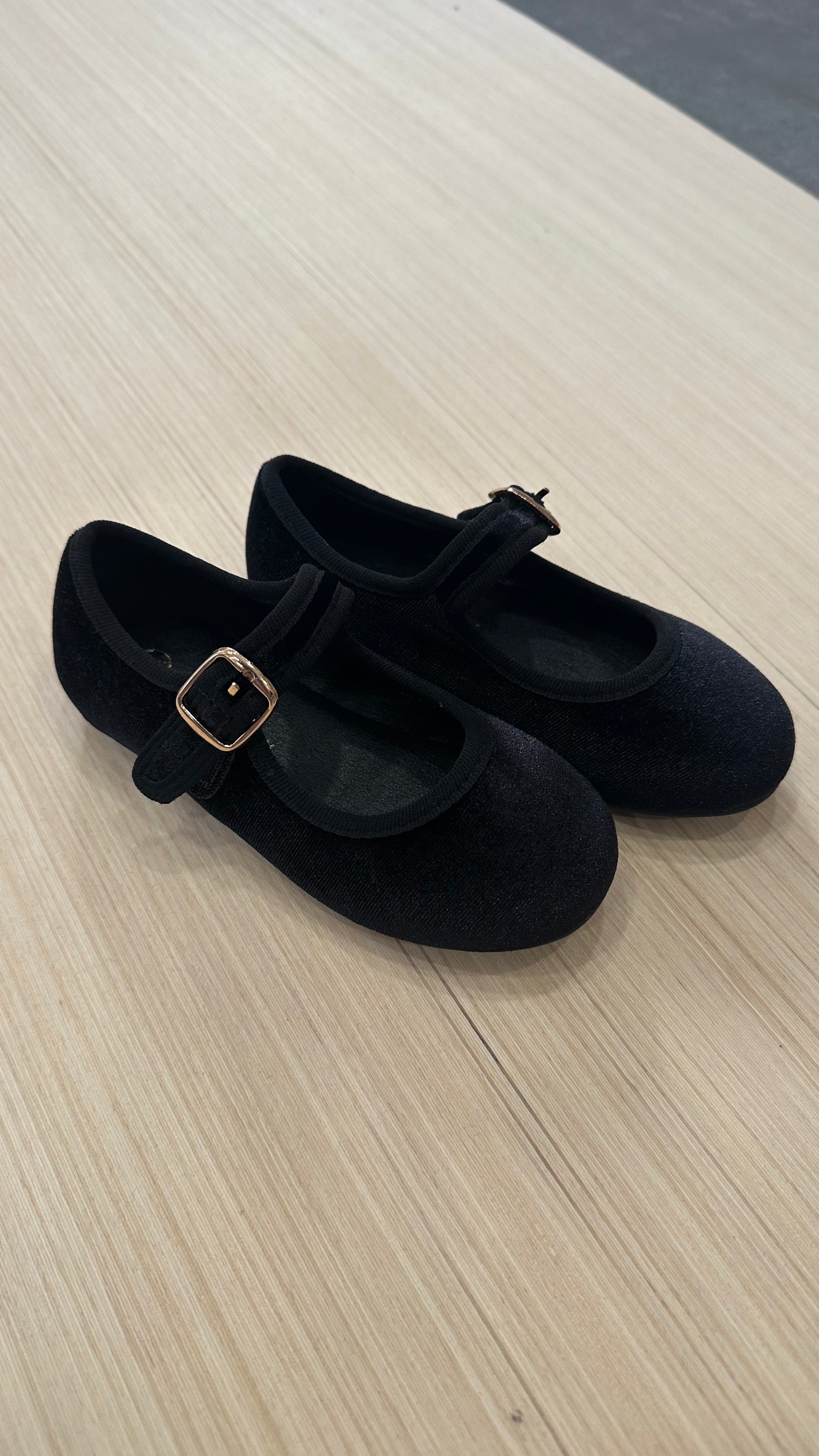 Ballerina IN VELLUTO 25-36 - NERO