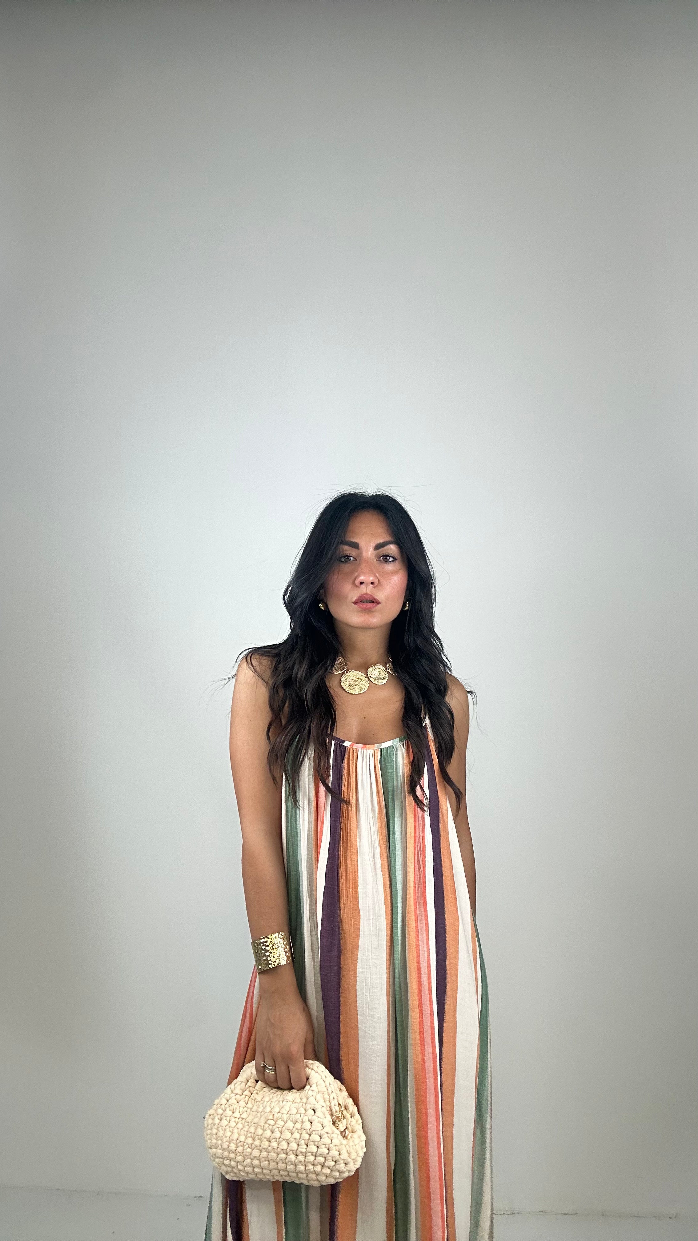 Vestito MISSI AMPIO - ARANCIO