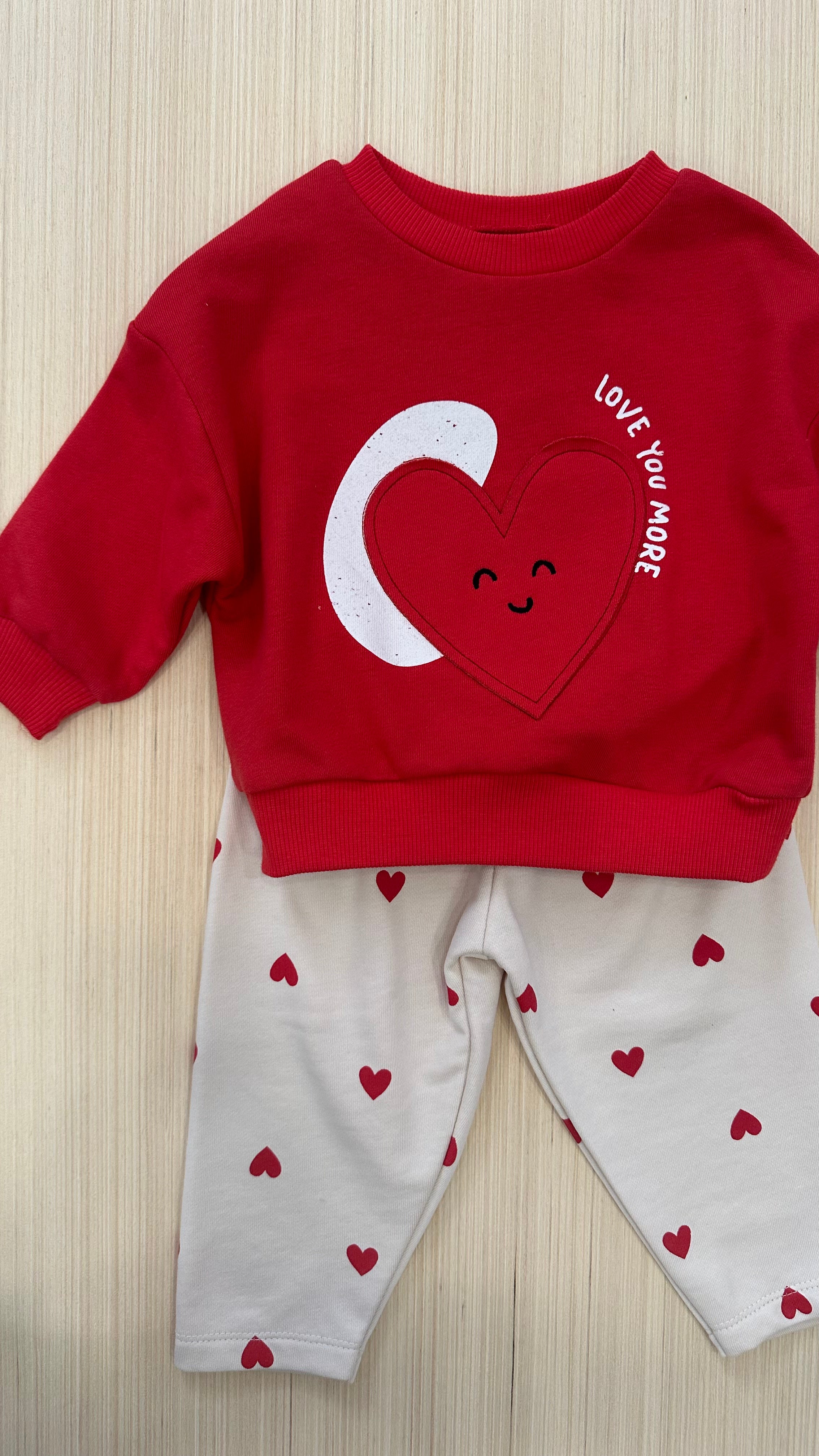 Completo LOVE YOU MORE 9-24 - ROSSO
