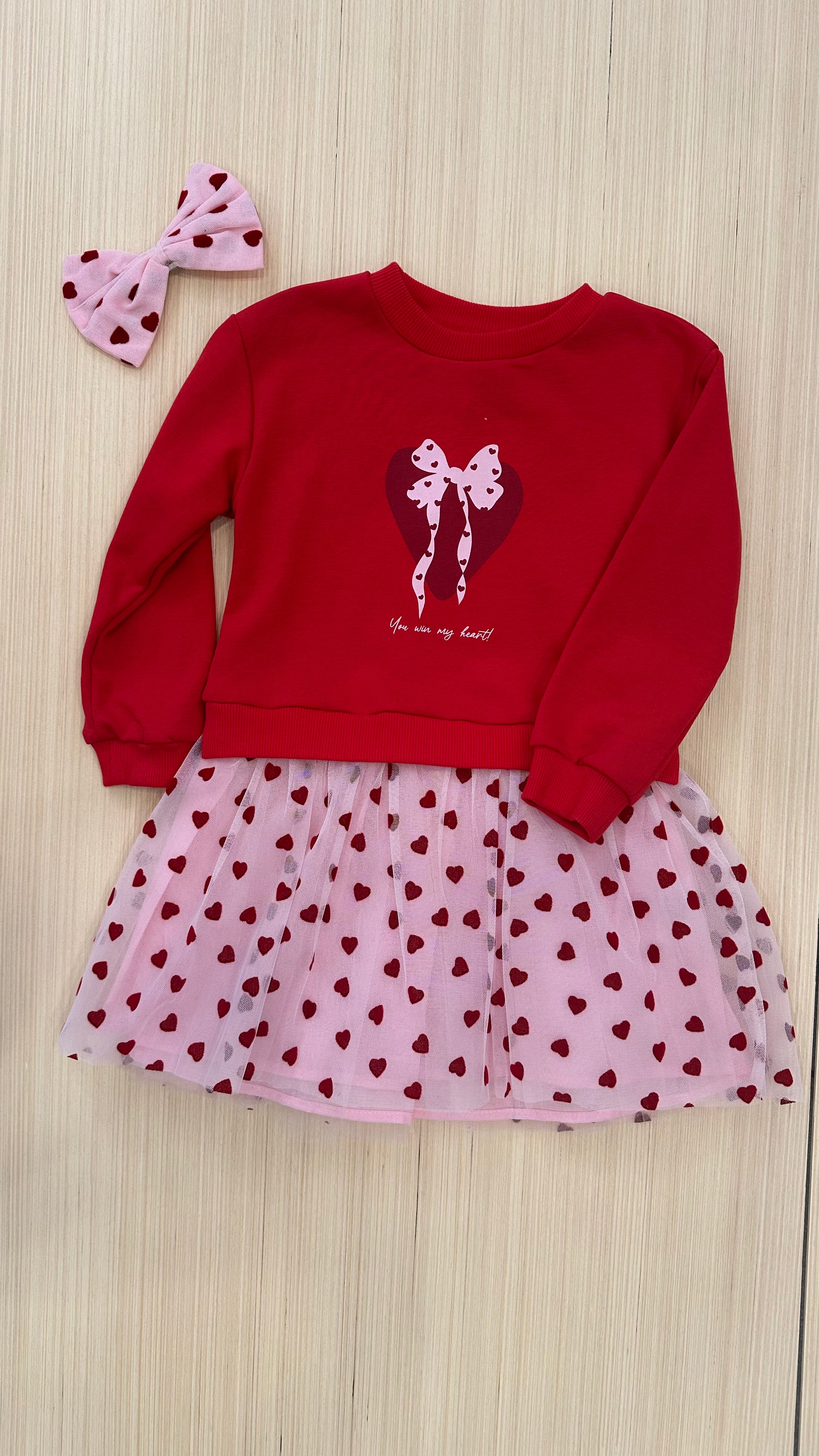 Vestito FIOCCHETTI E POIS - ROSSO