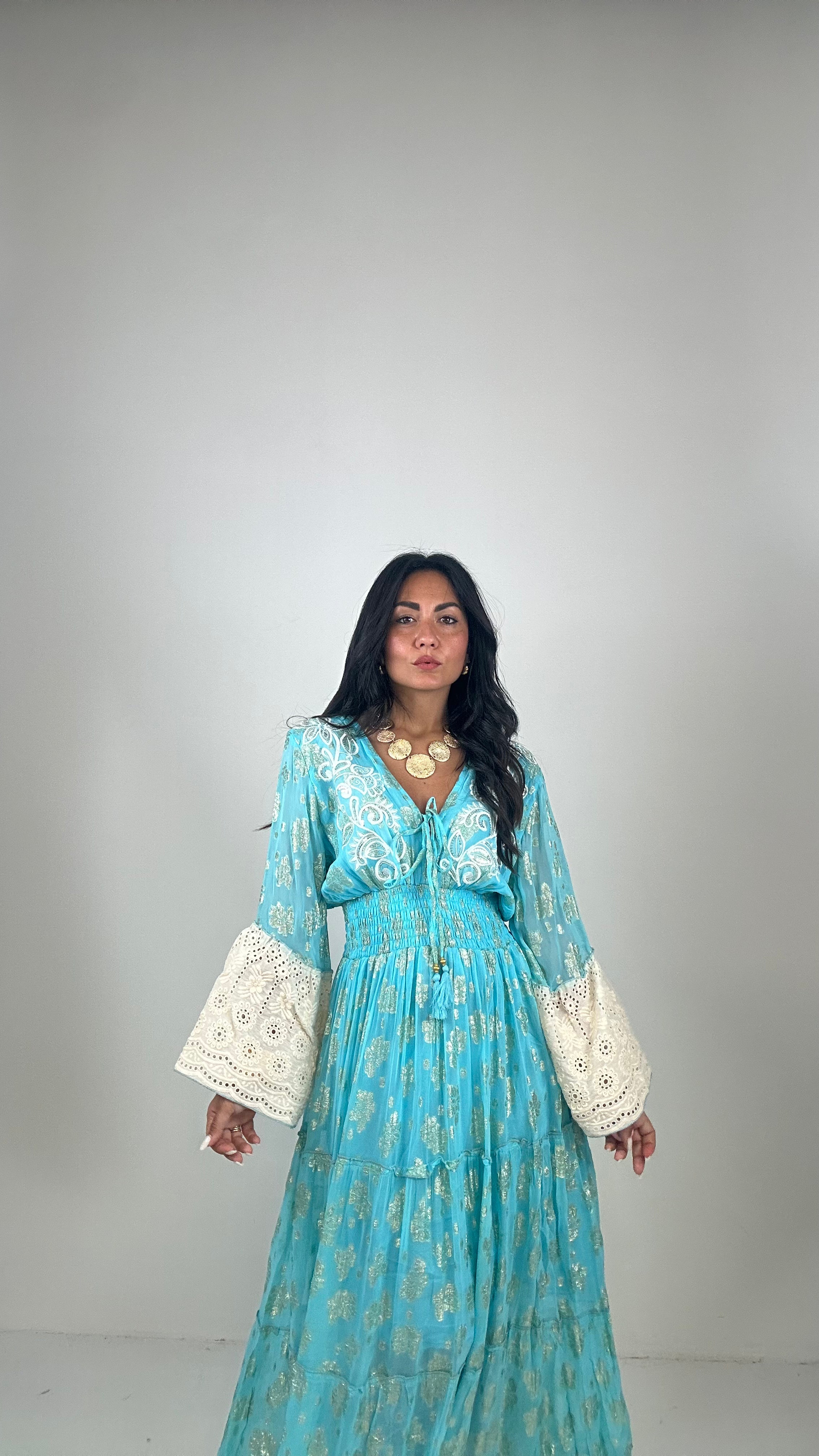 Vestito IRAN - CELESTE
