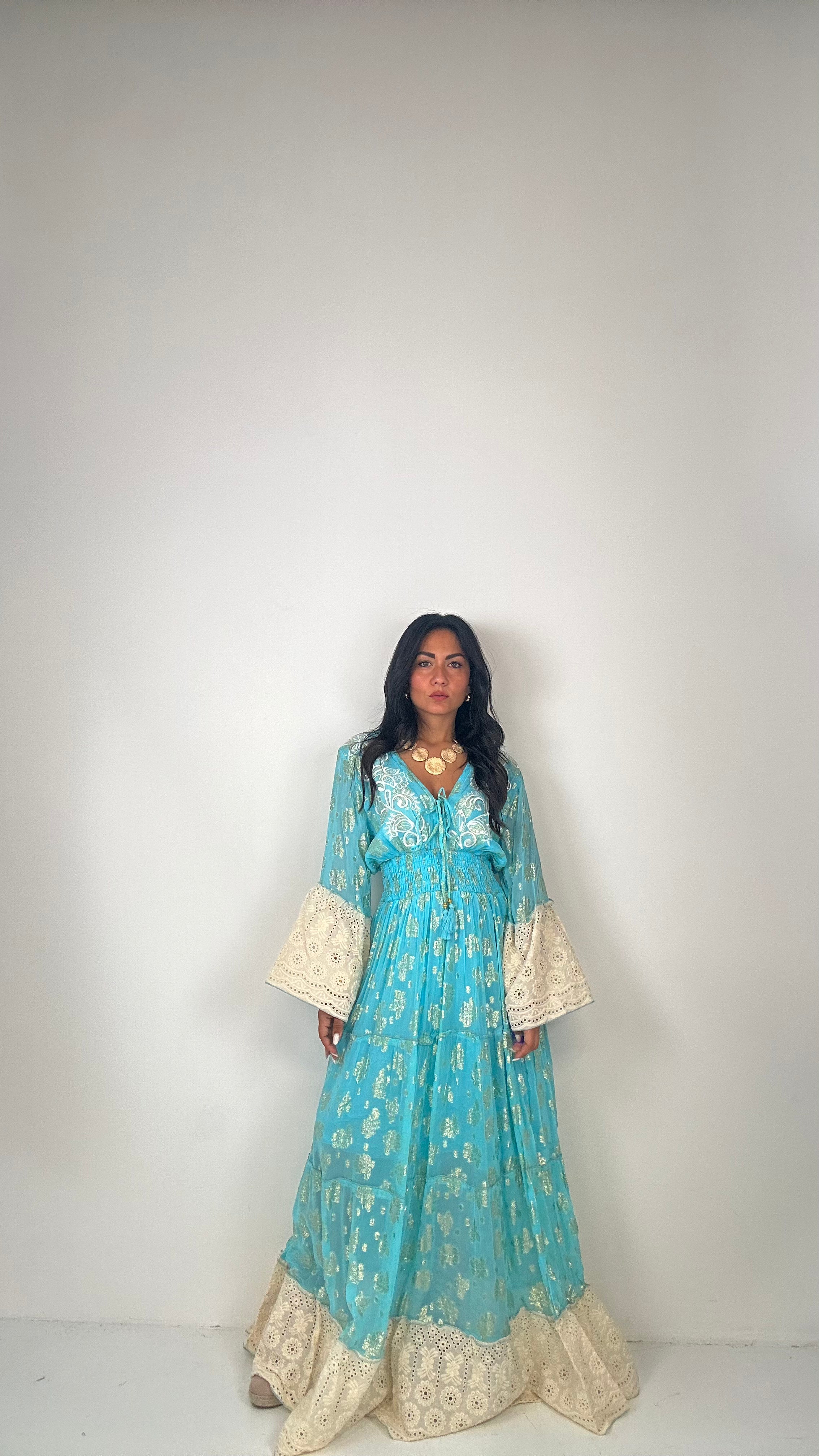 Vestito IRAN - CELESTE