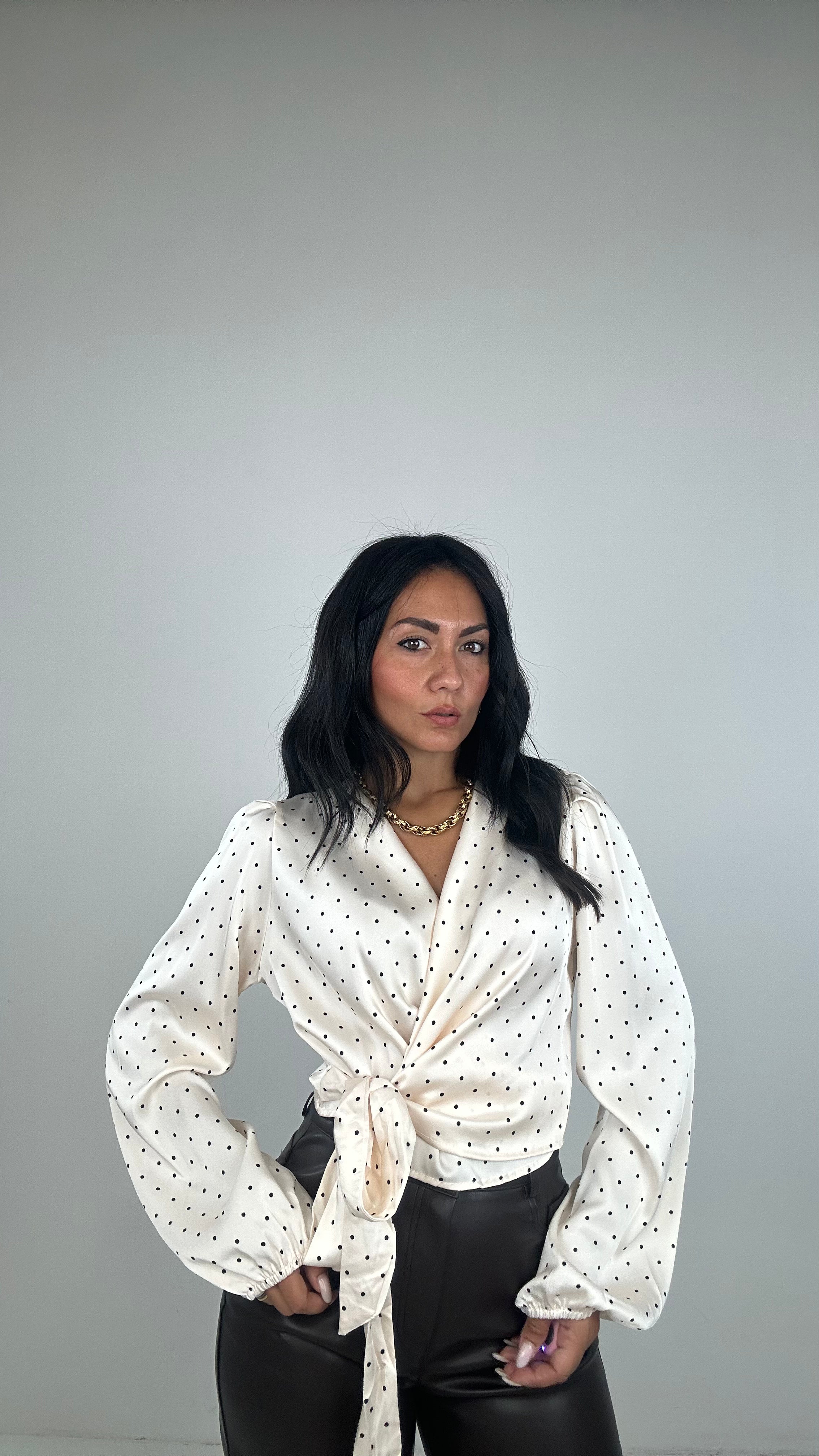 Blusa LACCETTO POIS - CREMA