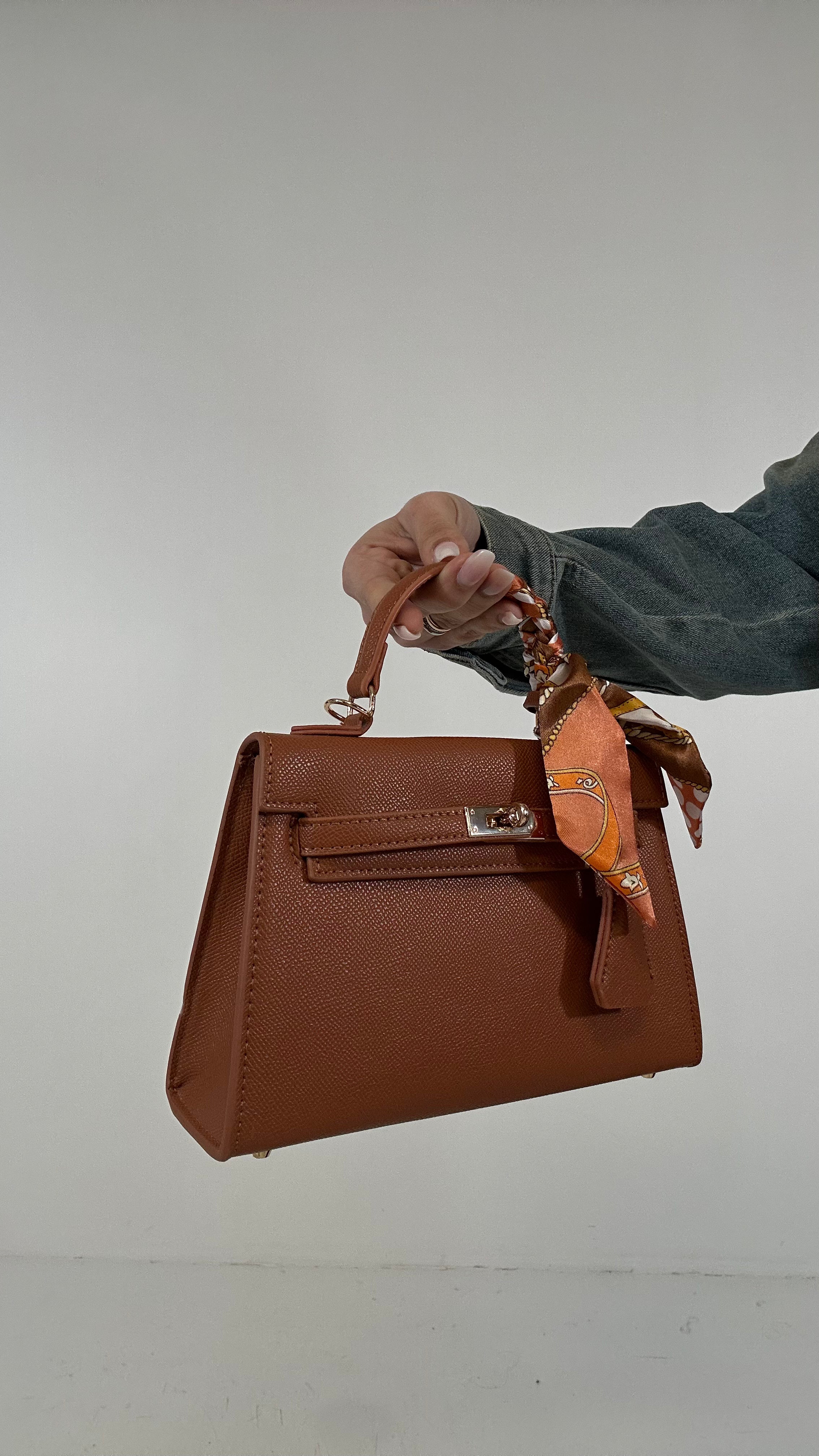 Borsa CLU FOULARD - CAMMELLO