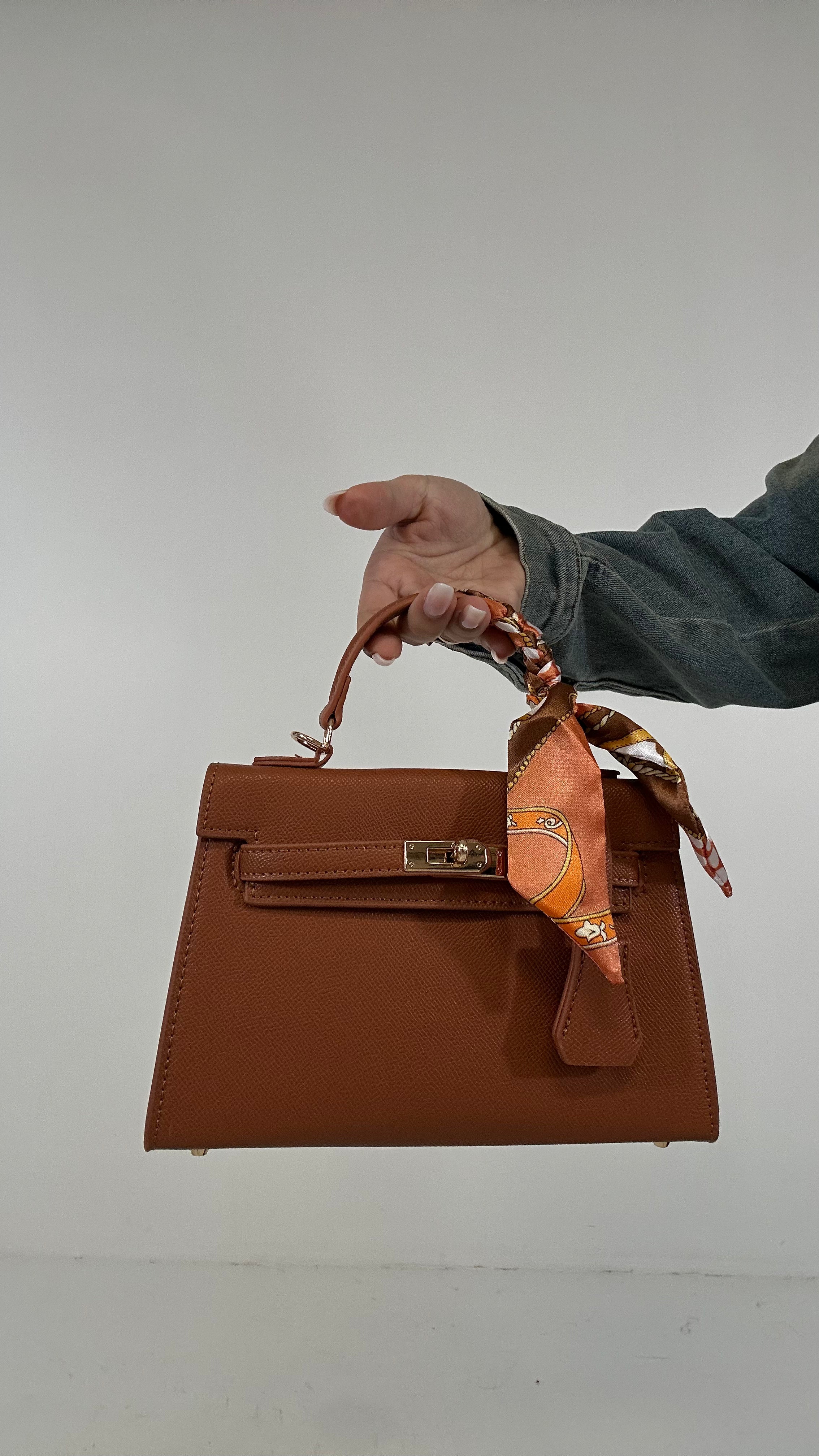 Borsa CLU FOULARD - CAMMELLO