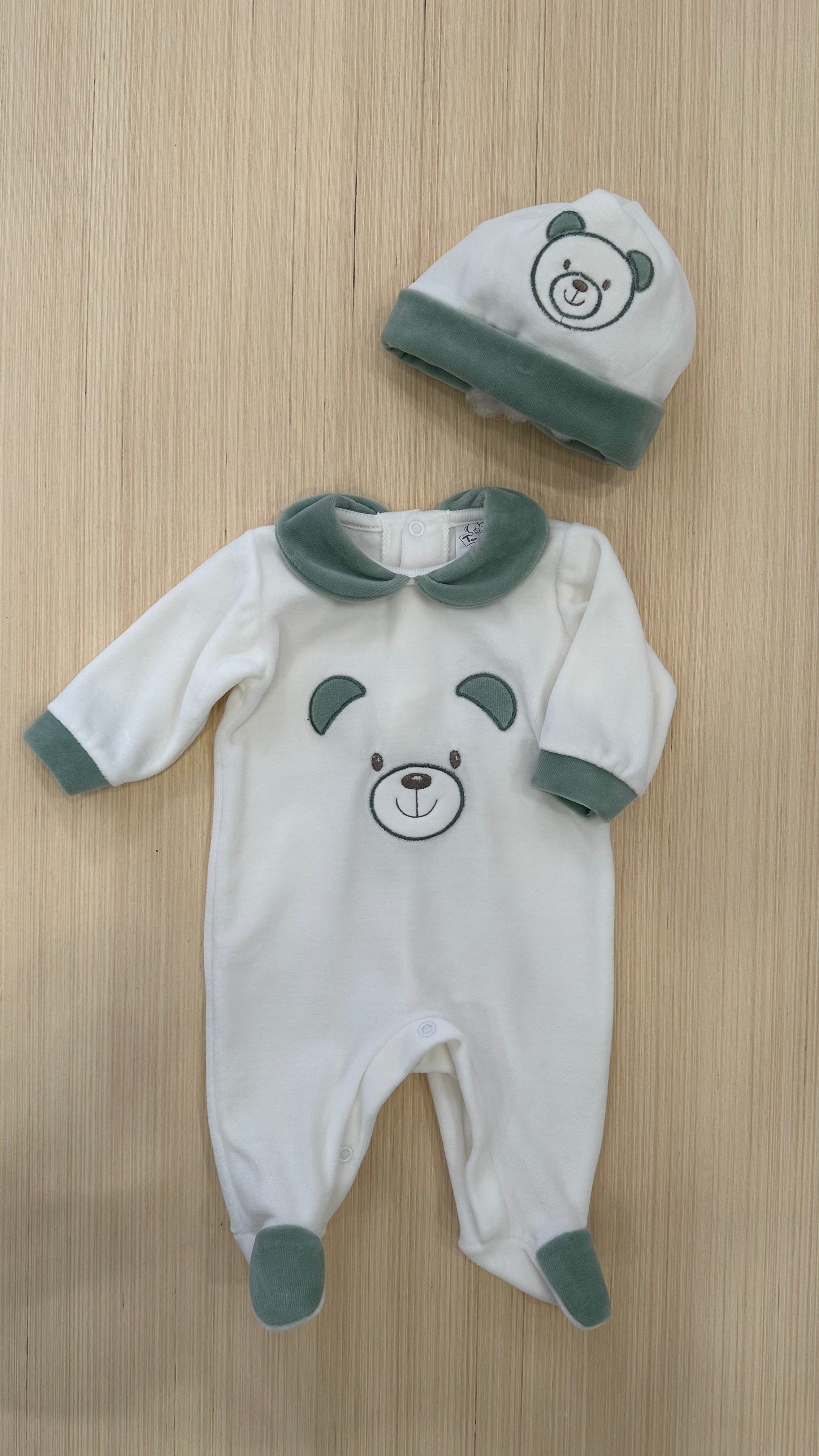 Tutina TENEROTTI ORSO - VERDE