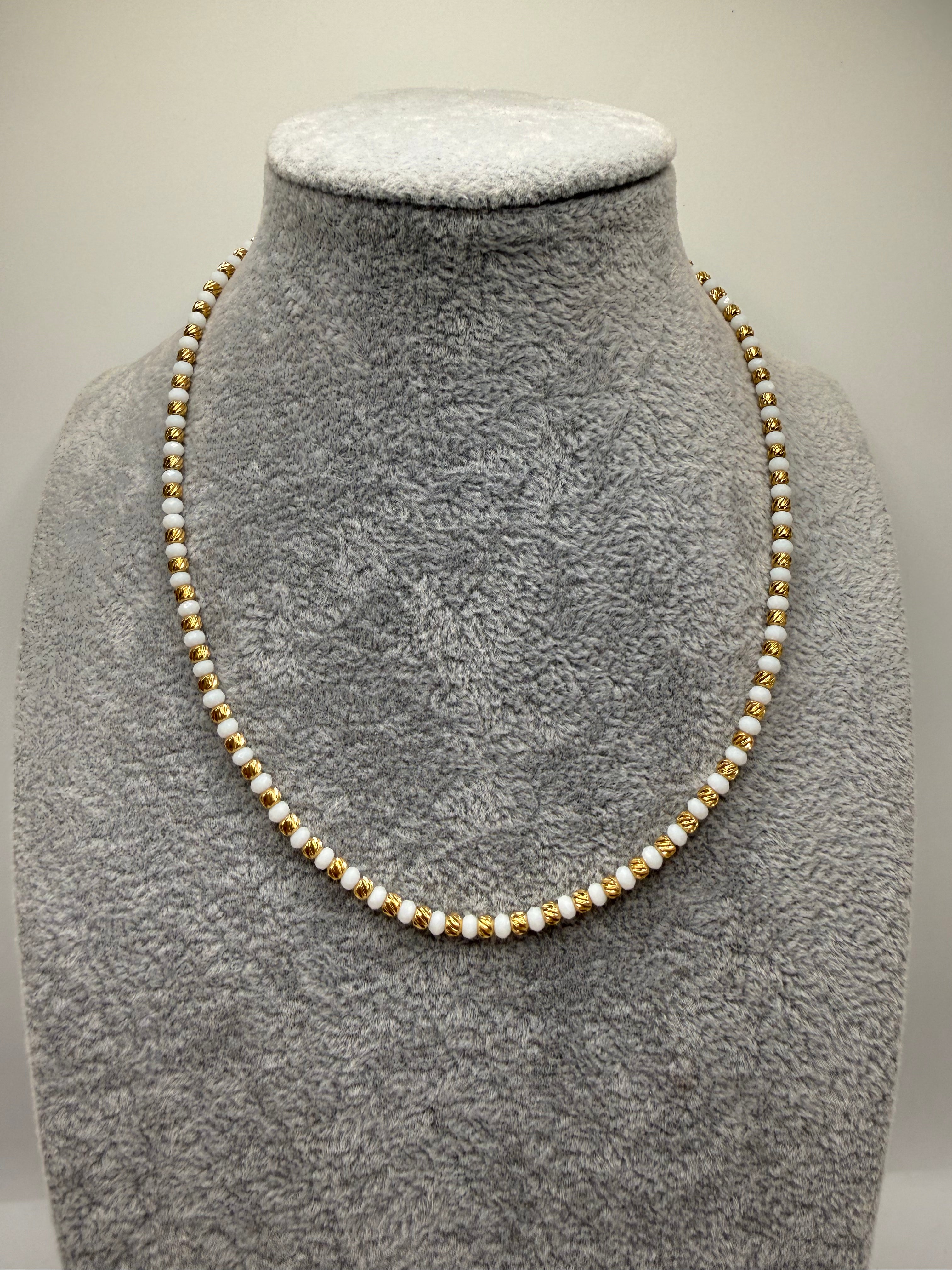 Collana Perline CLOU - BIANCO