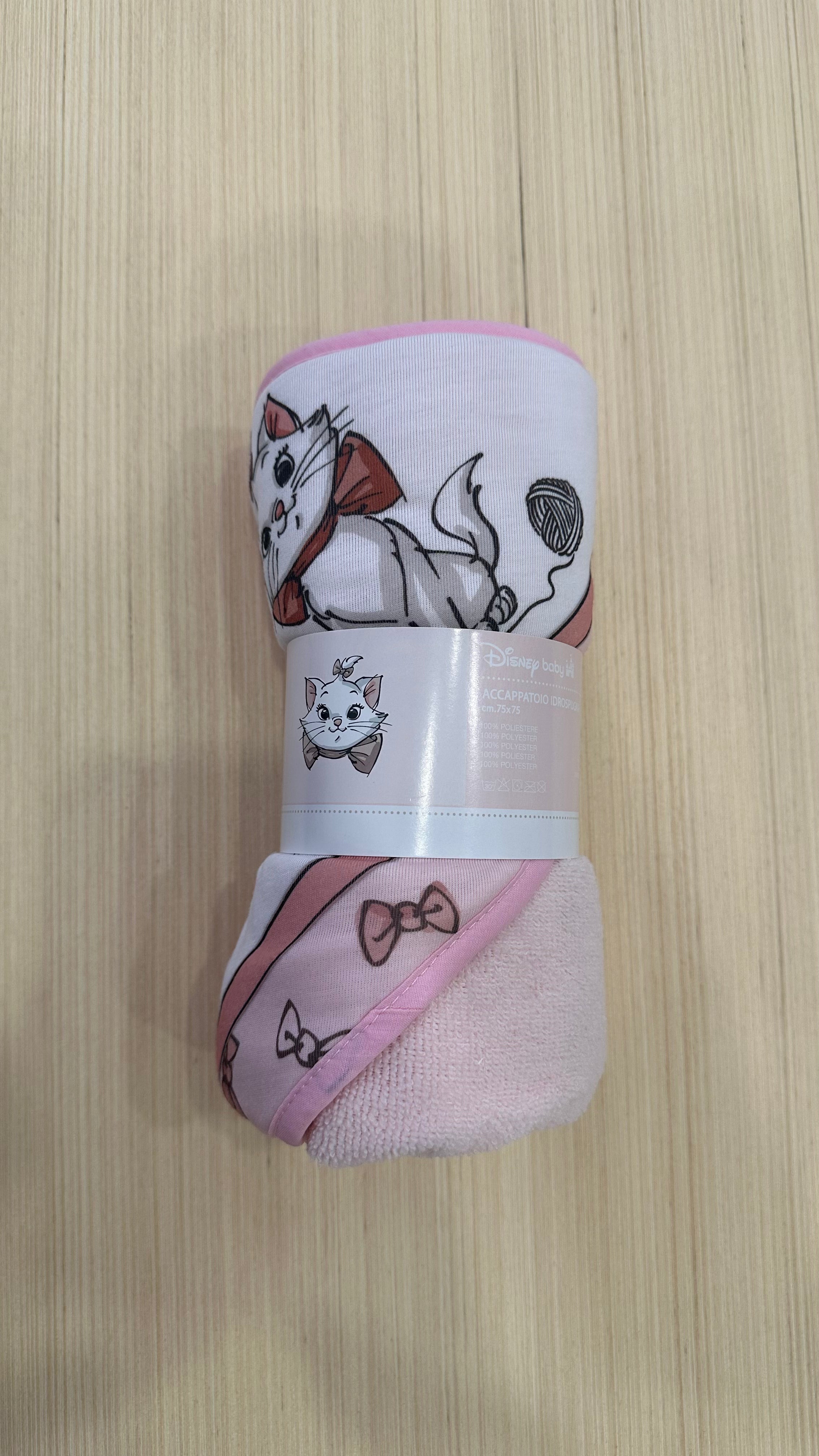 Accappatoio TRIANGOLO DISNEY 75X75 - ROSA CIPRIA