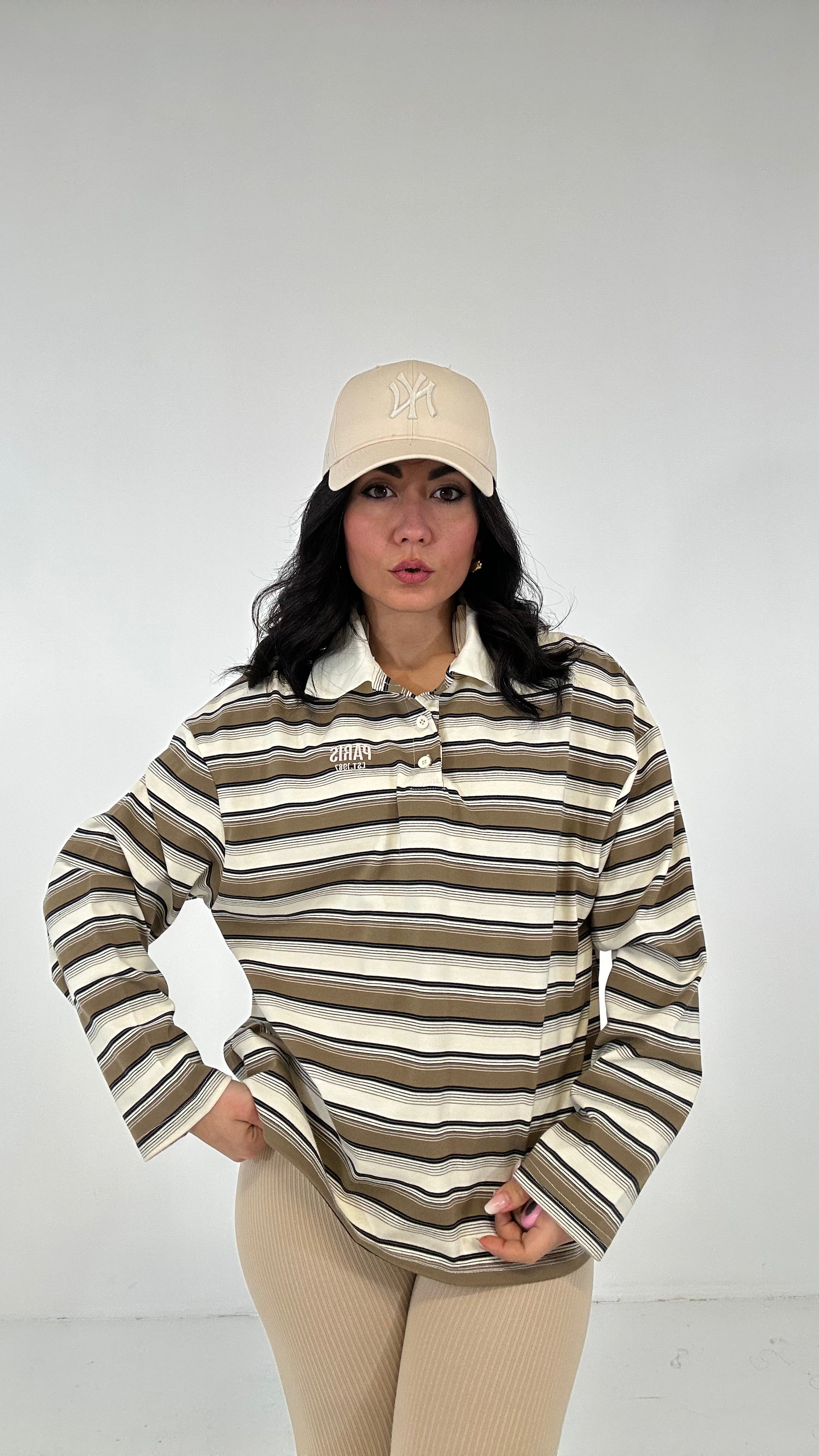 Polo PARIS - VERDE MILITARE