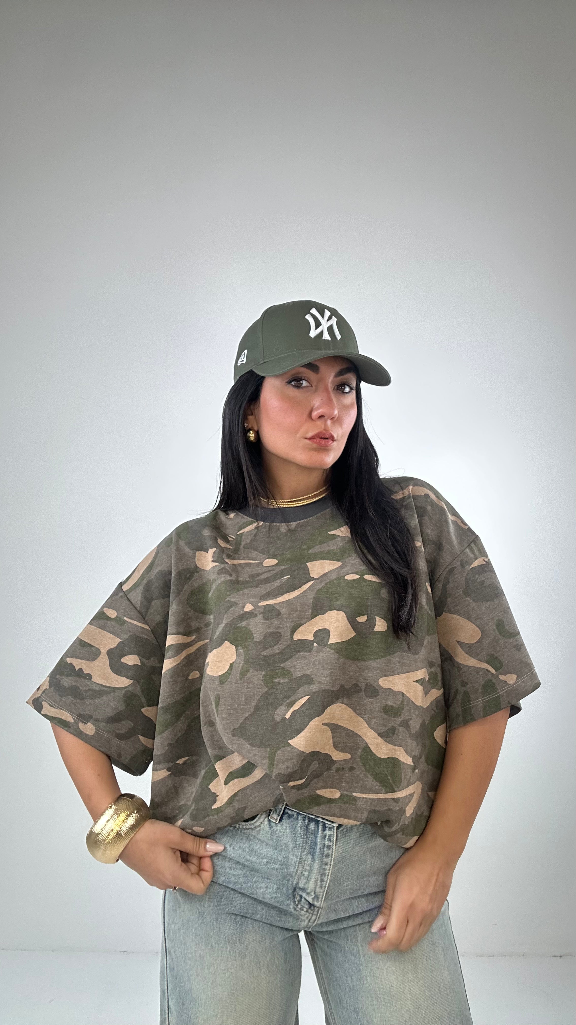 T-shirt MILITAR - VERDE MILITARE