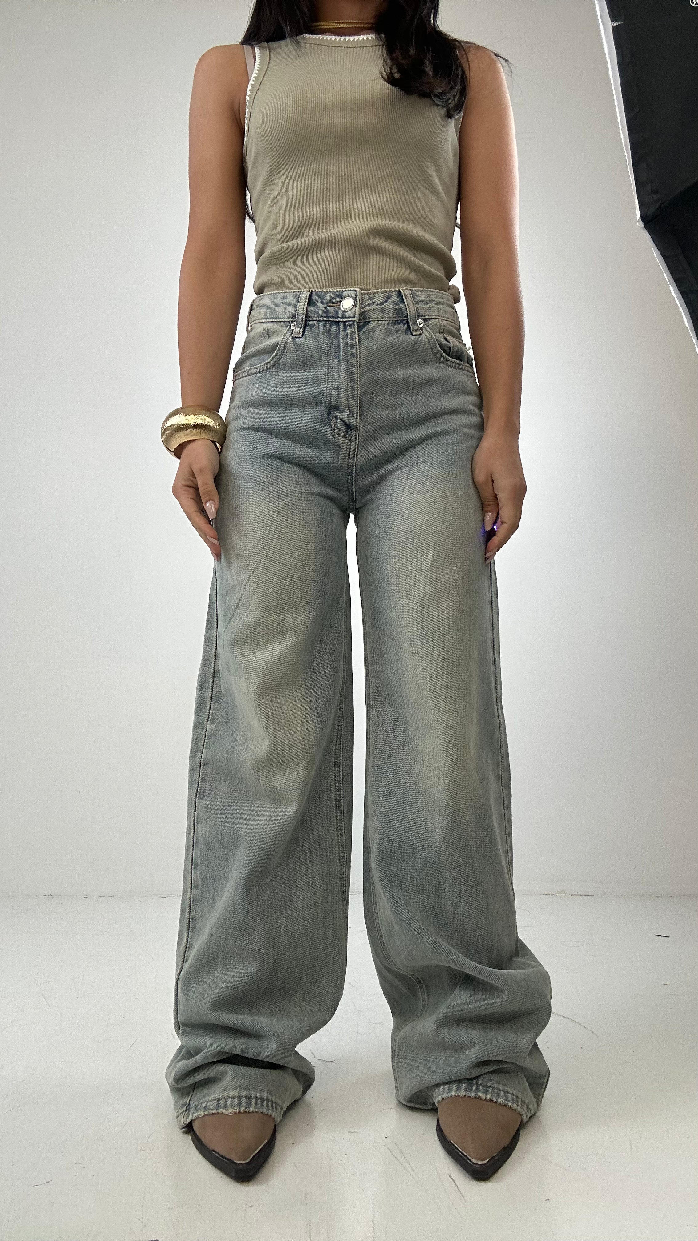 Jeans TASCA STRASS E STRAPPI - JEANS