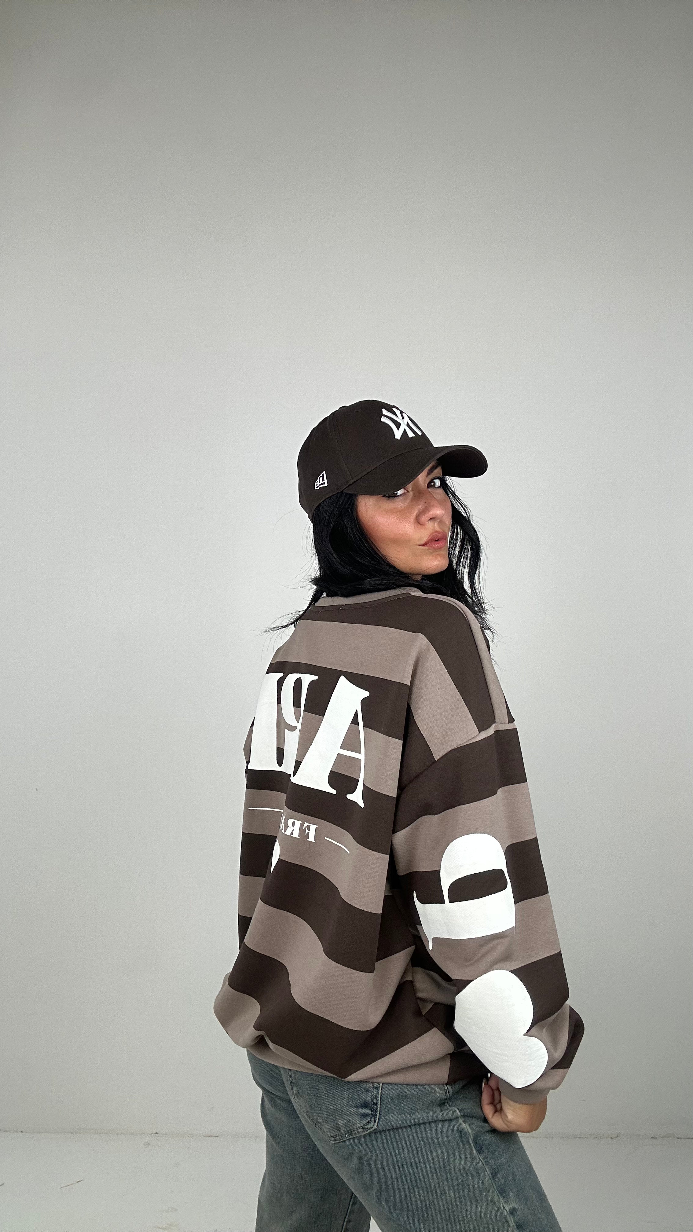 Felpa PARIS <> - MARRONE