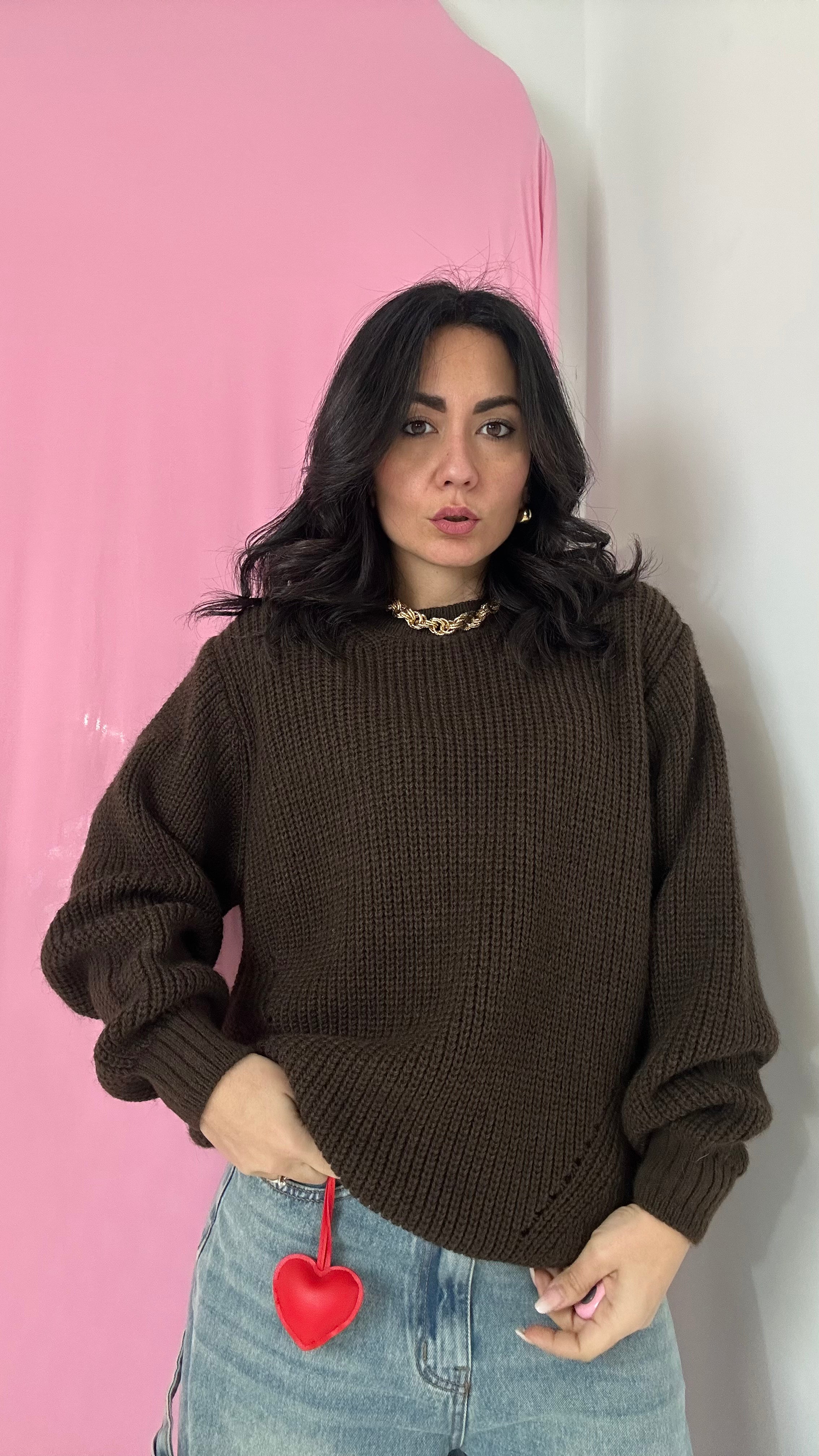 Pull LUMINA NEW - MARRONE