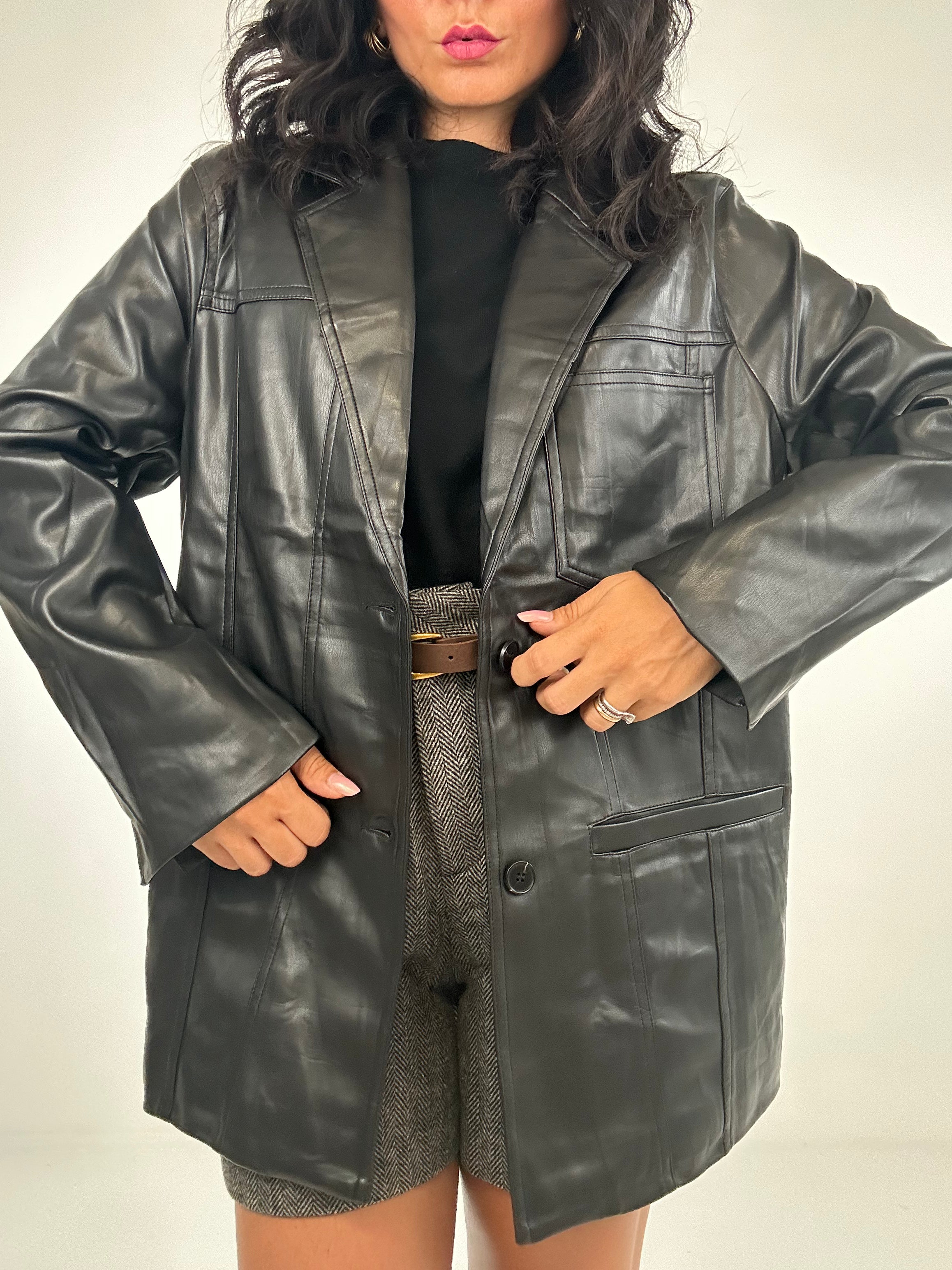 Blazer ECOPELLE OVER - NERO