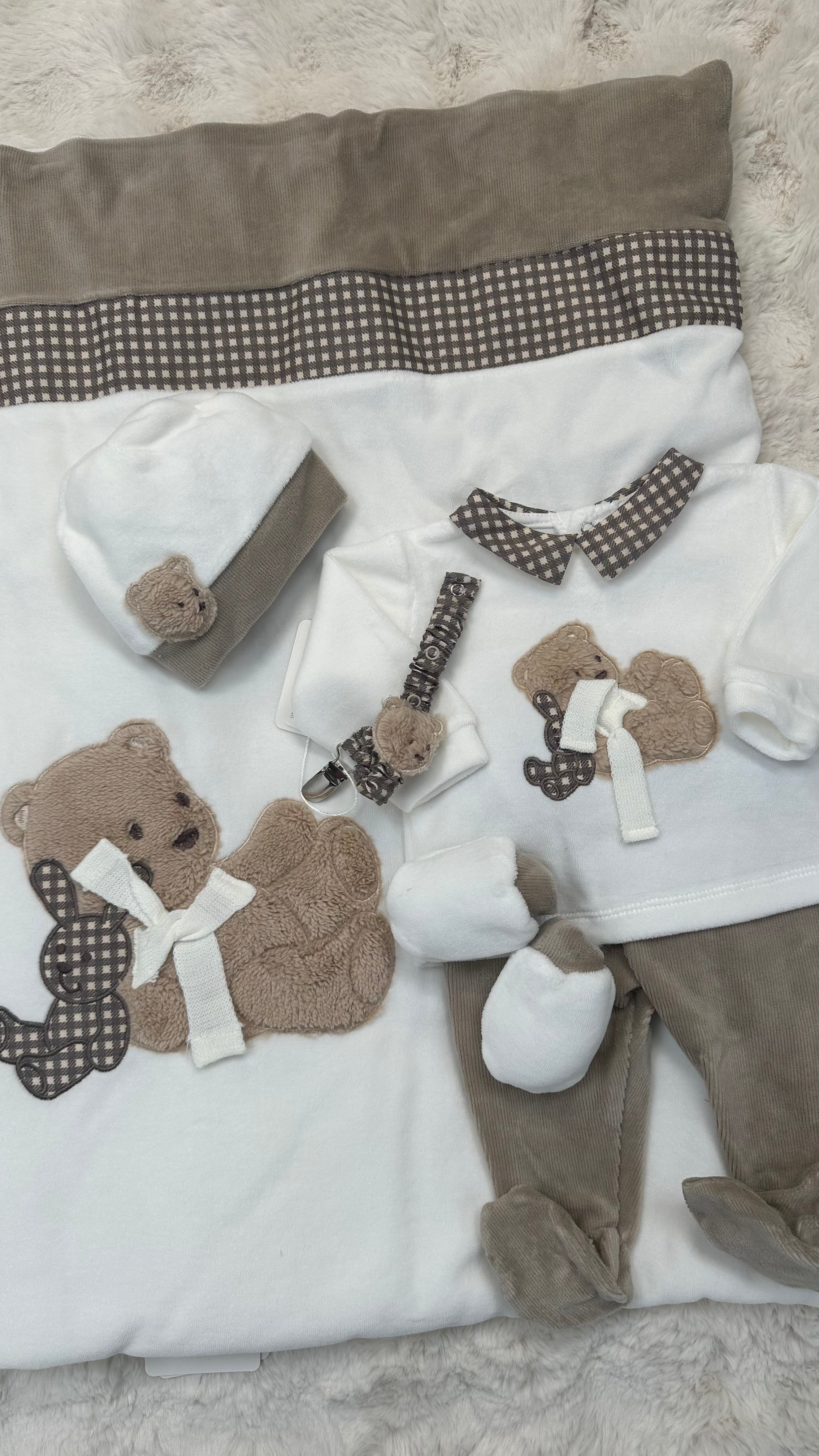 Cappello+MUFFOLETTE+PORTACIUCCIO - BEIGE