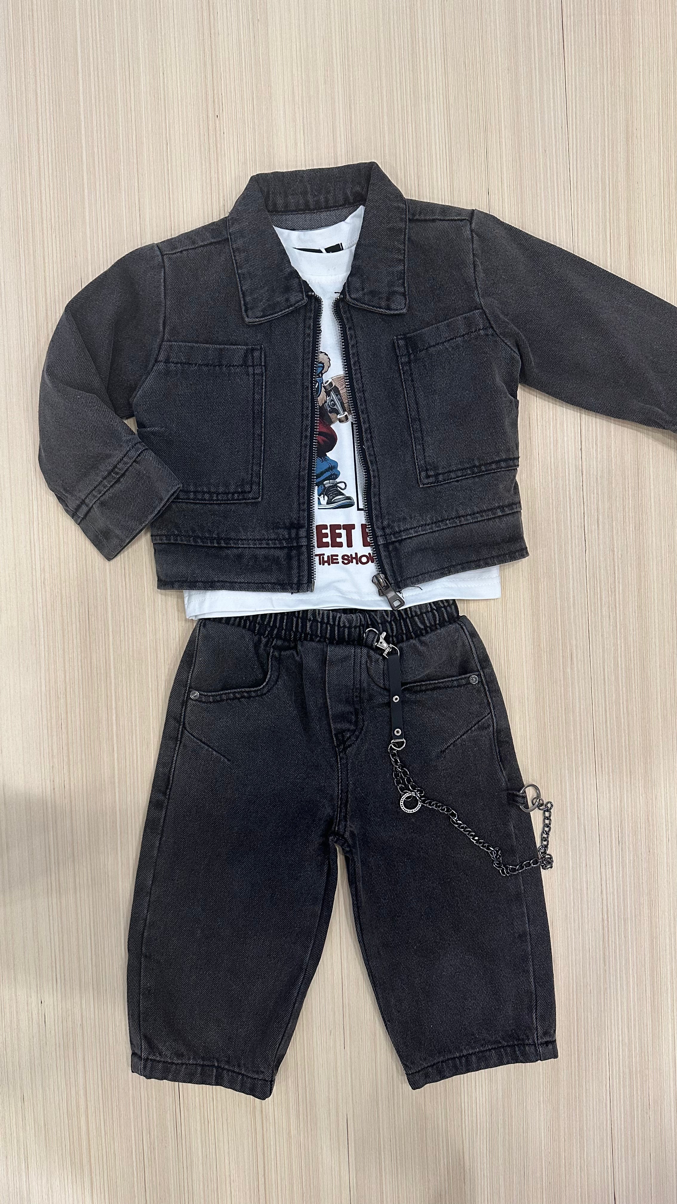 Coordinato IN JEANS GANG 12-36M - JEANS