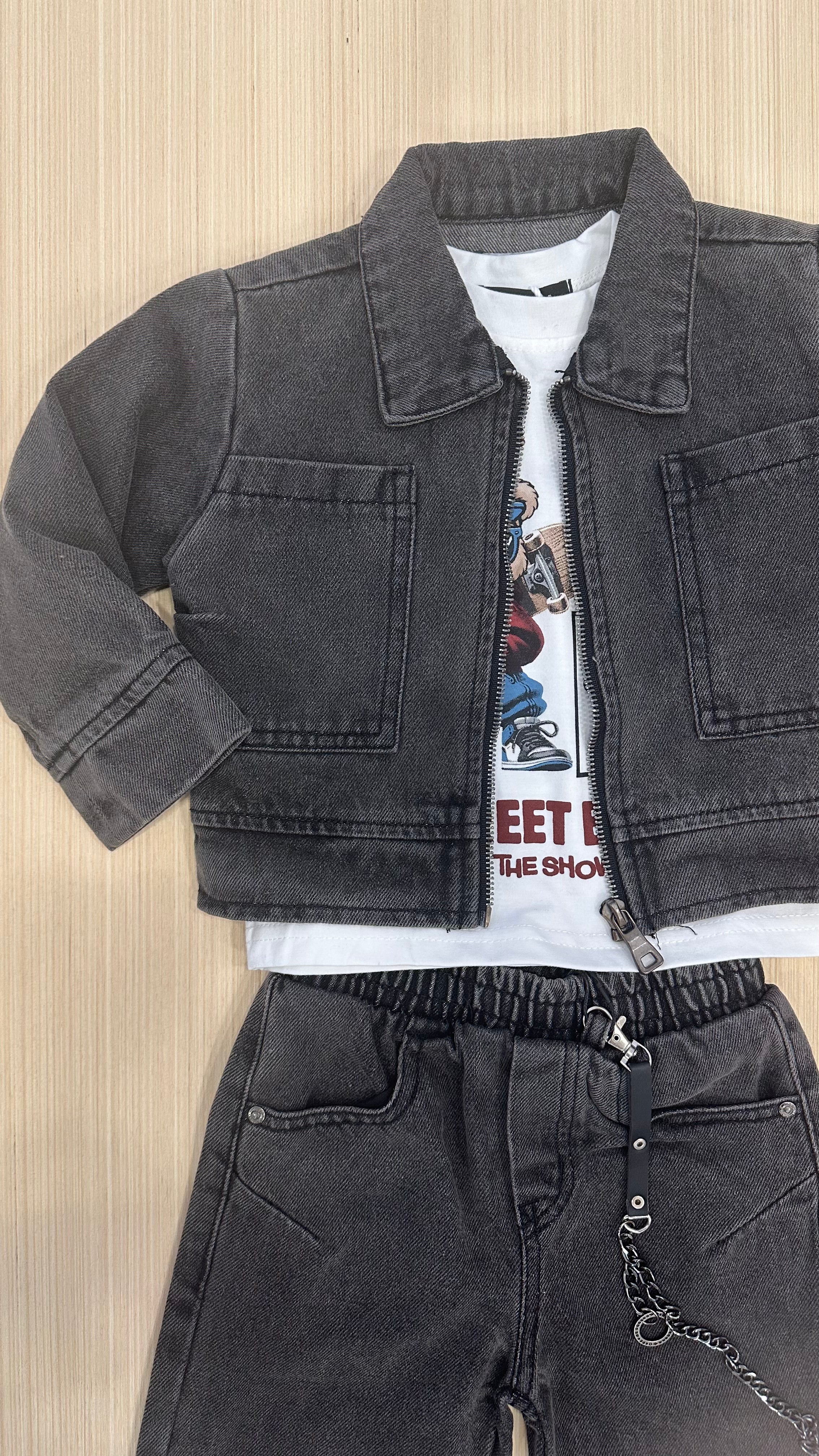 Coordinato IN JEANS GANG 12-36M - JEANS