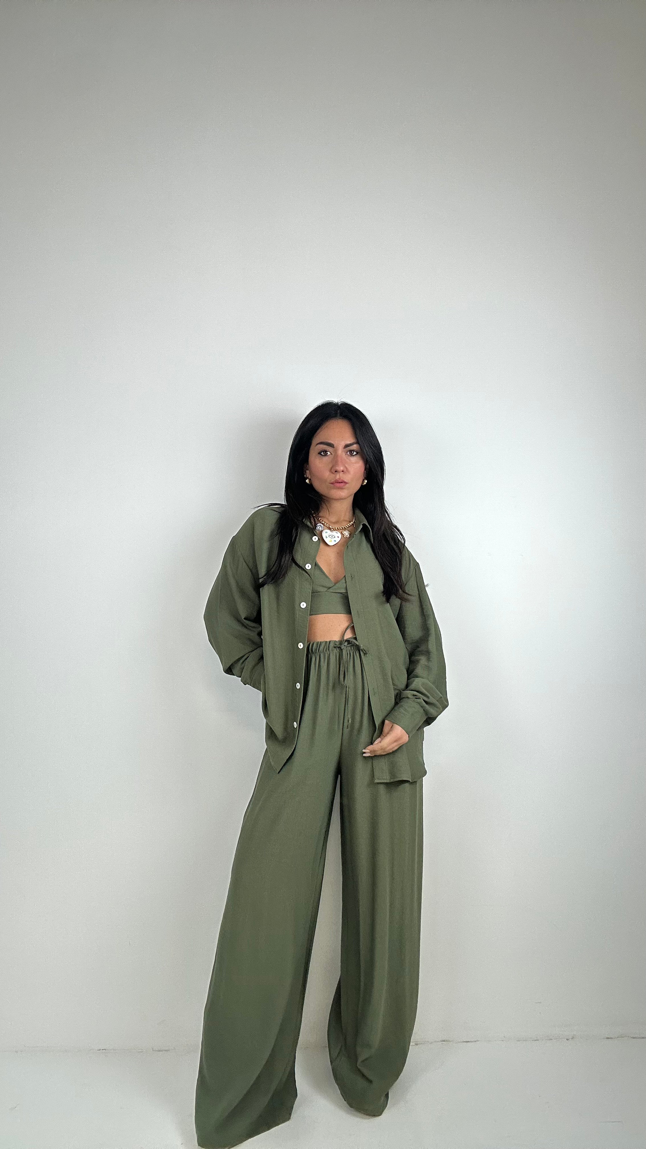 Completo 3 PEZZI SUMM - VERDE MILITARE