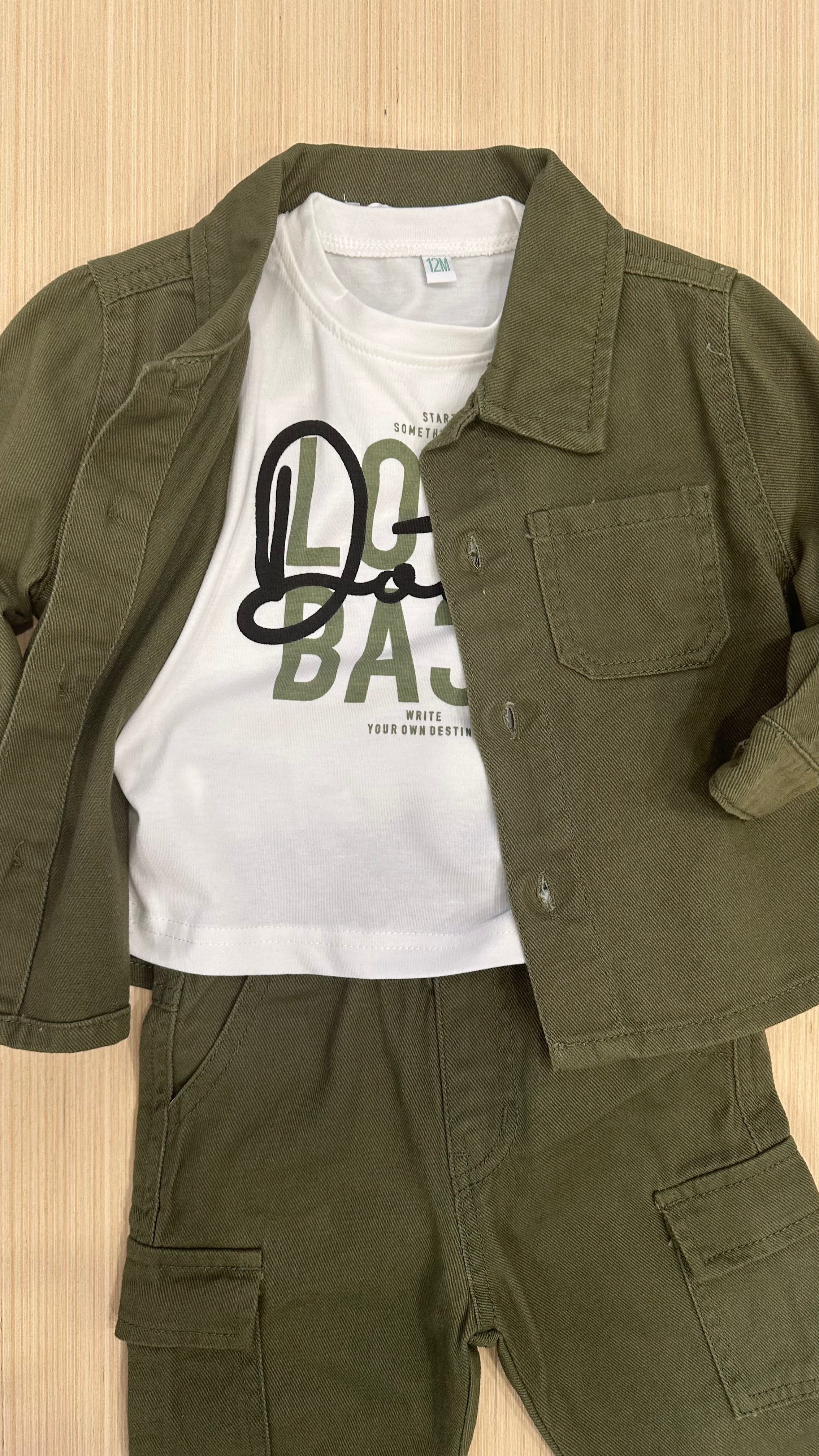 Completo in JEANS LOOK 12-36M - VERDE