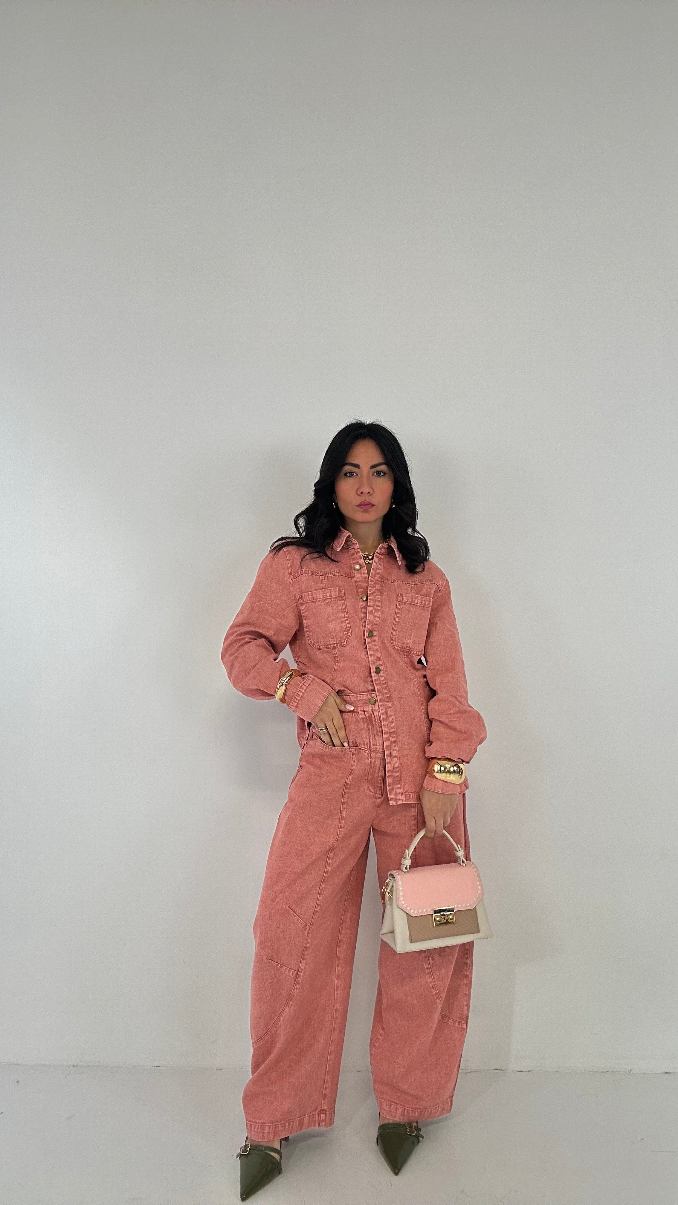 Completo IN JEANS TOPQUALITY - ROSA