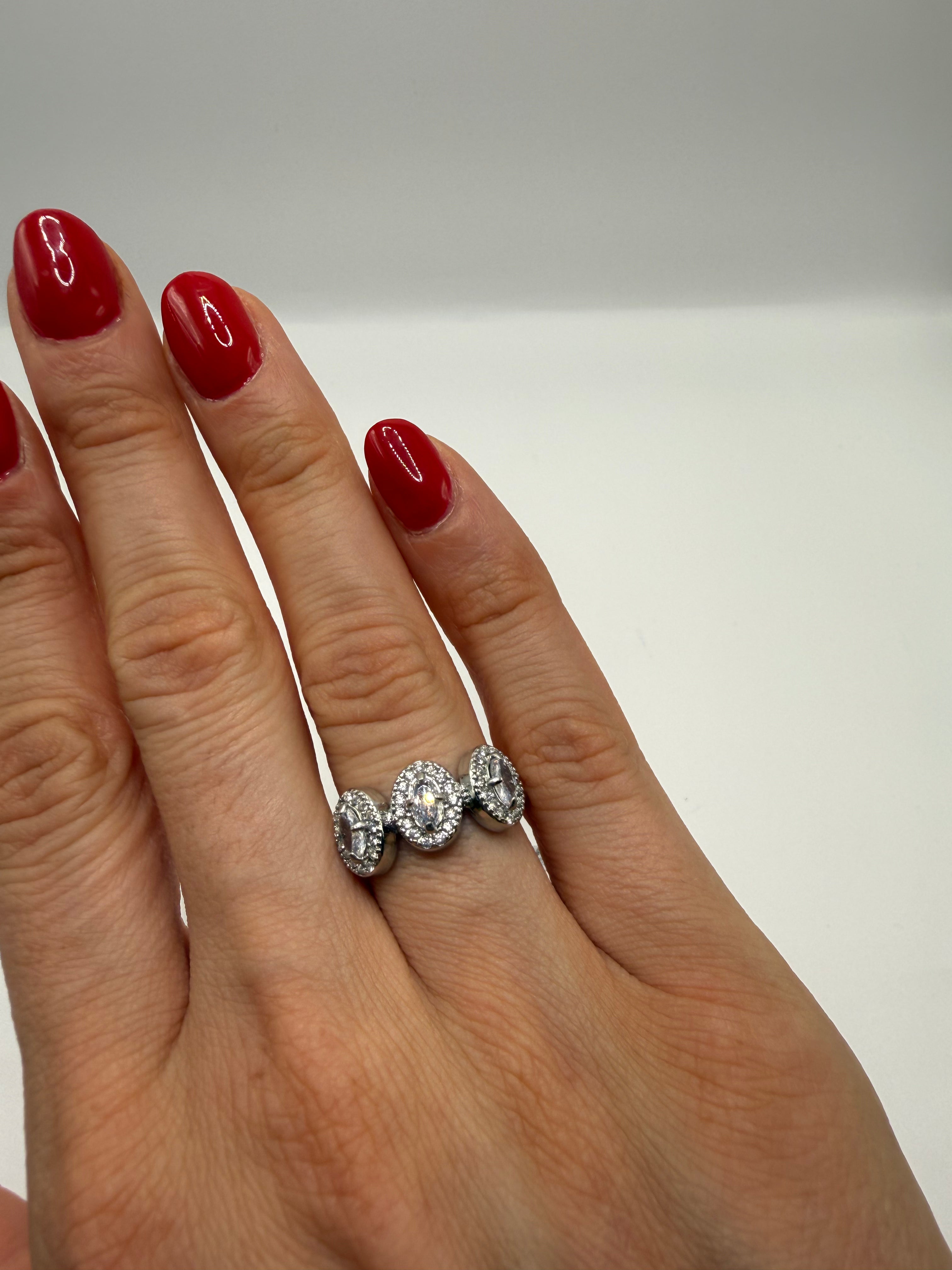 Anello OVALE BRILL - ARGENTO