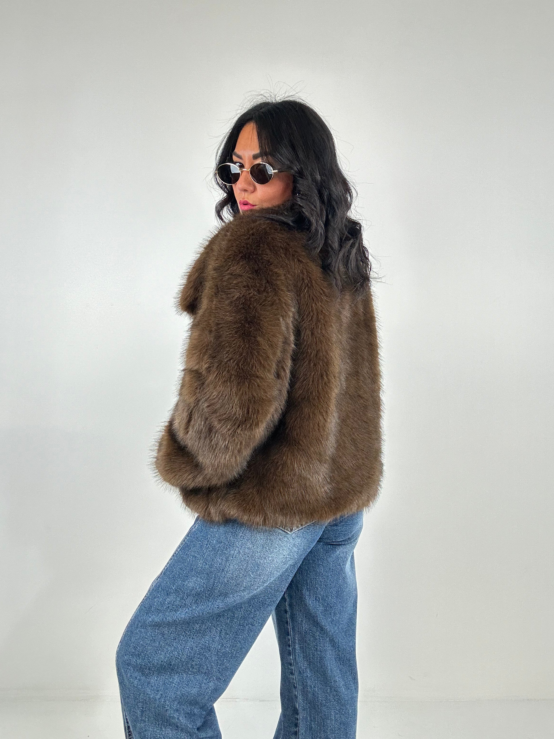 Ecopelliccia SEASON - MARRONE