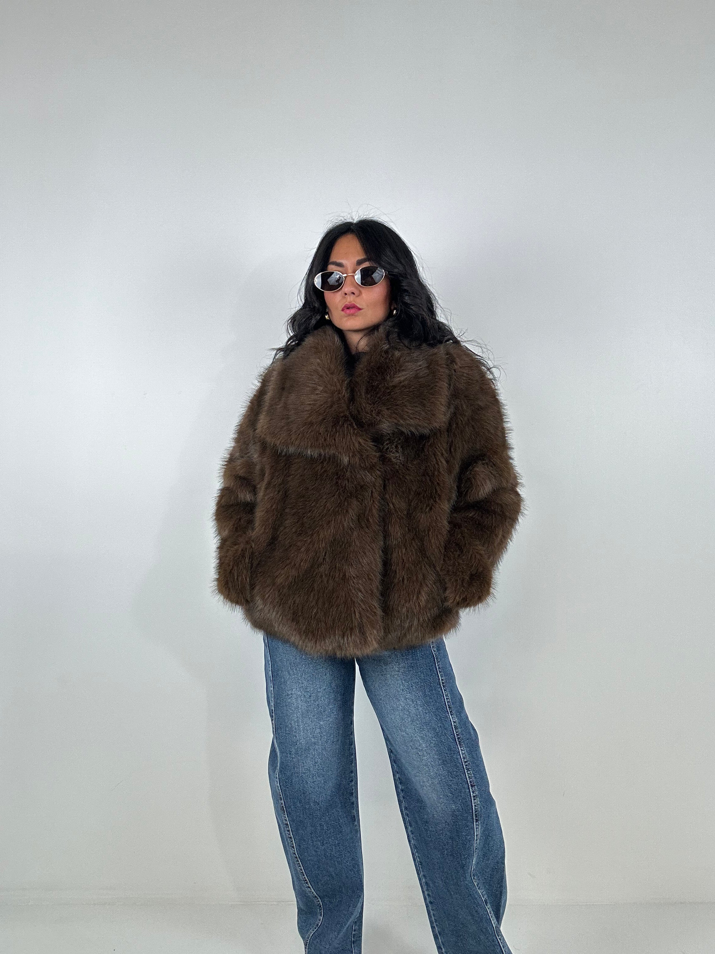 Ecopelliccia SEASON - MARRONE