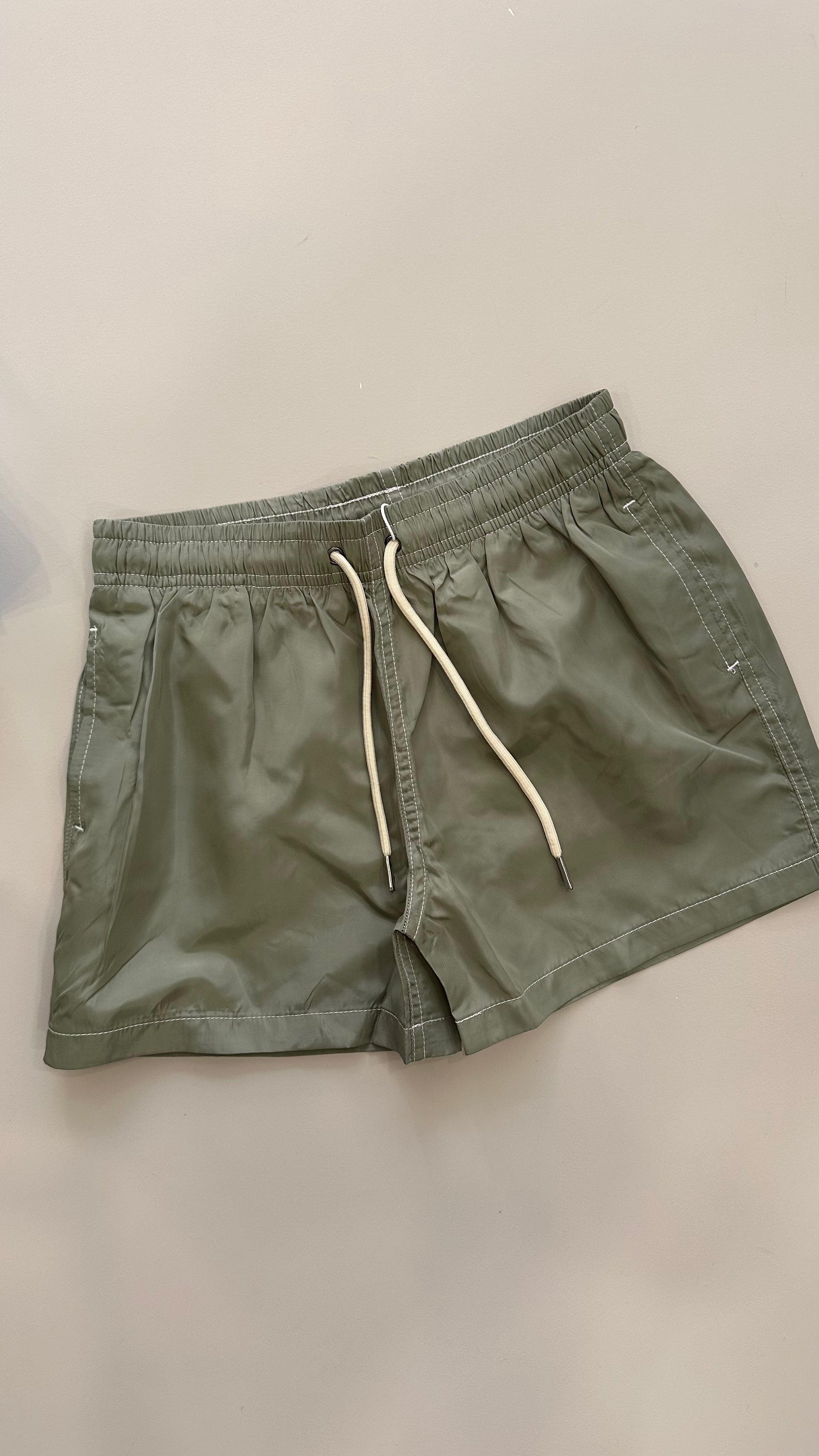 Costume BOXER 8-16A - VERDE MILITARE