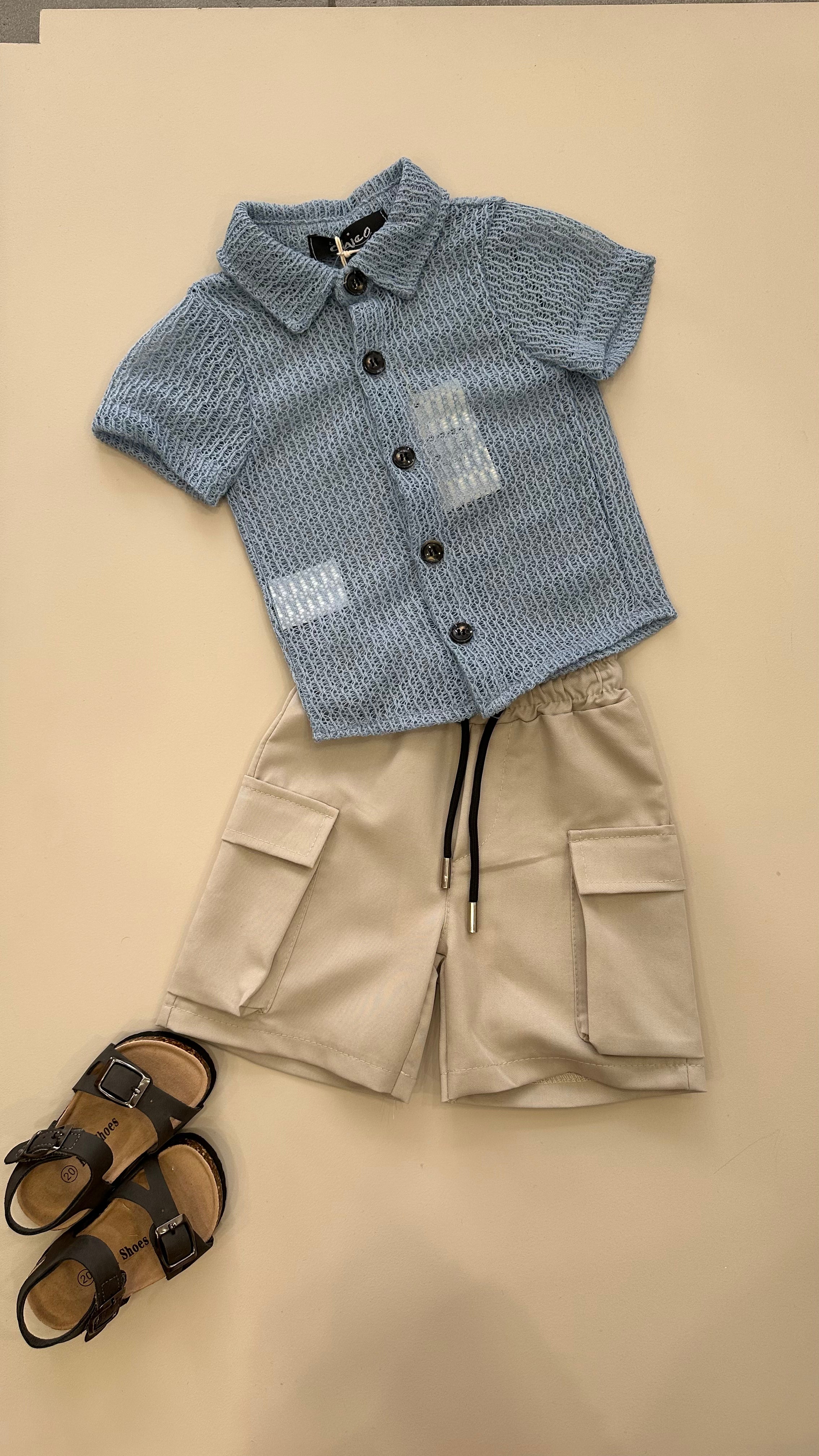 Pantaloncino CON TASCONI 12-36M - BEIGE