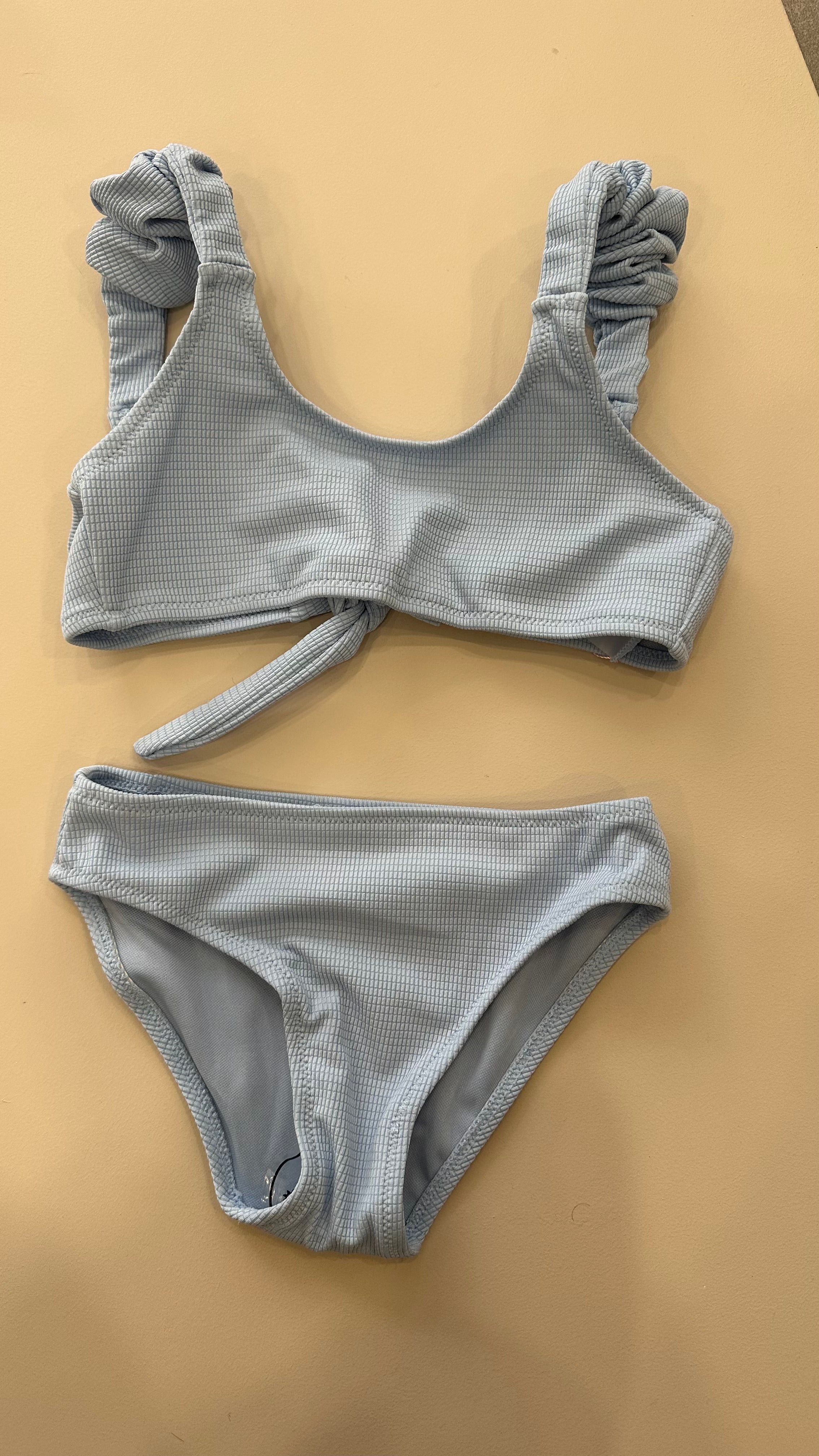 Costume 2 PEZZI A COSTINE - CELESTE