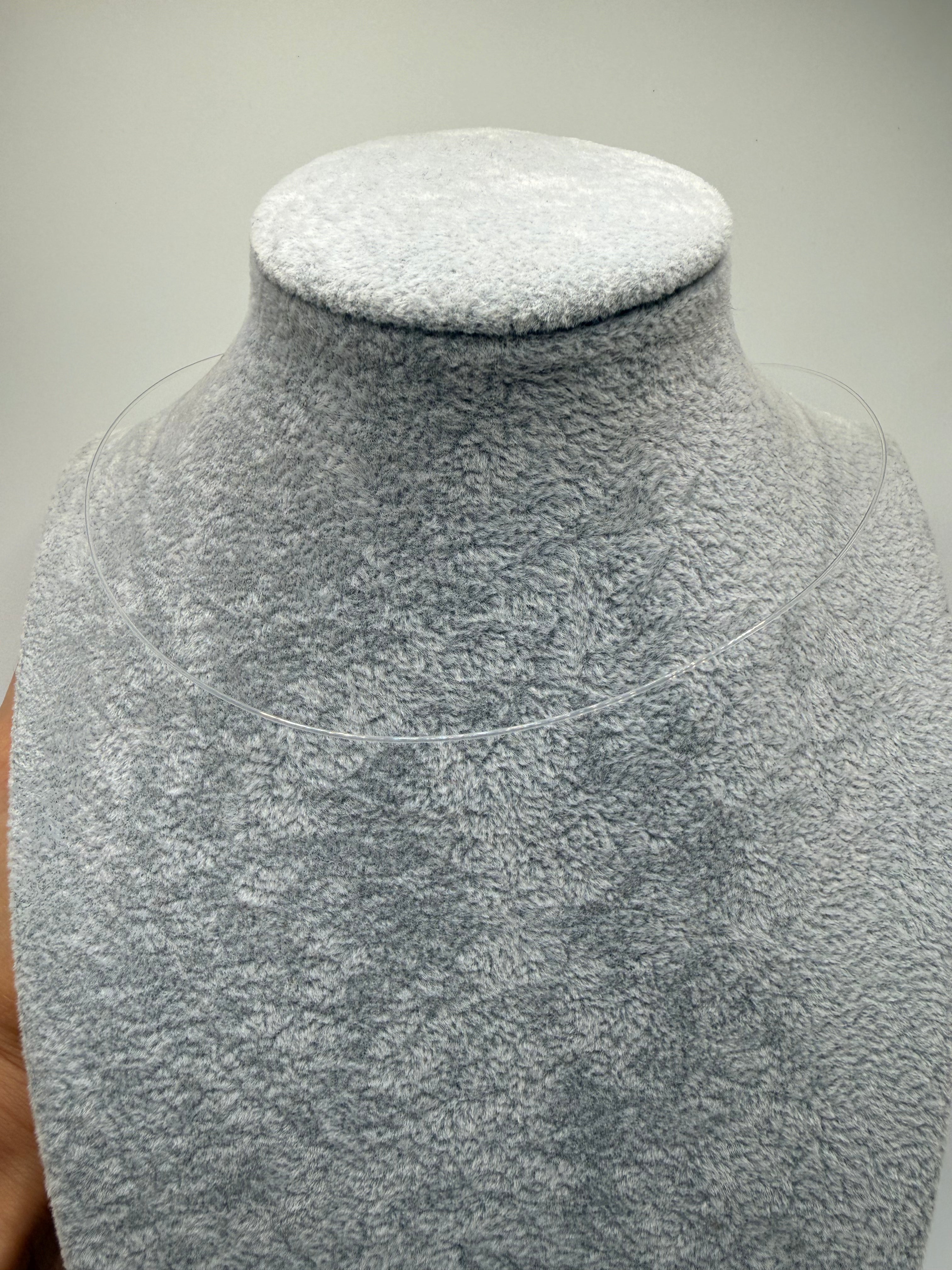 Collana Trasparente Nylon - ARGENTO