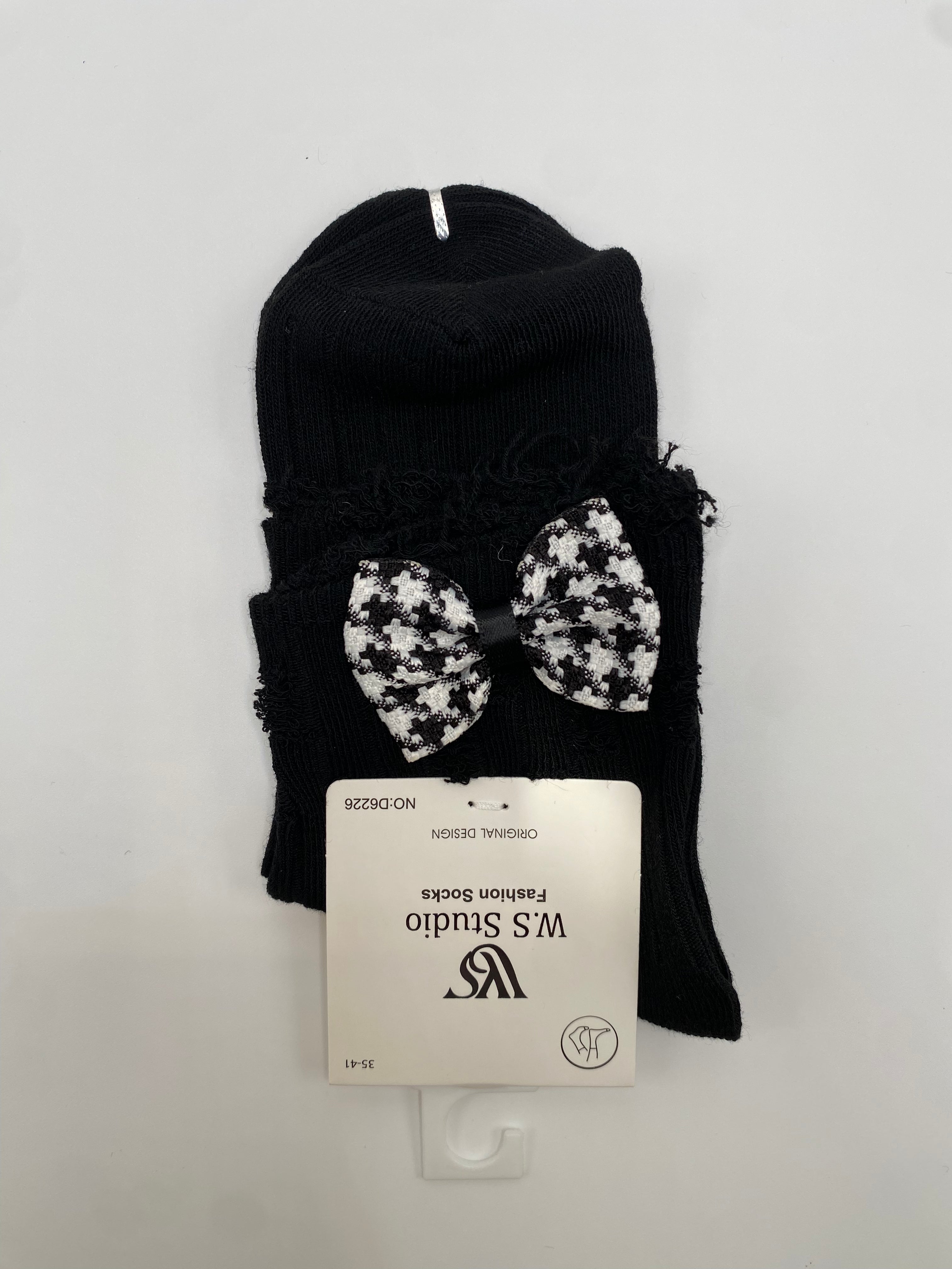 CALZA CHARM - NERO-BIANCO