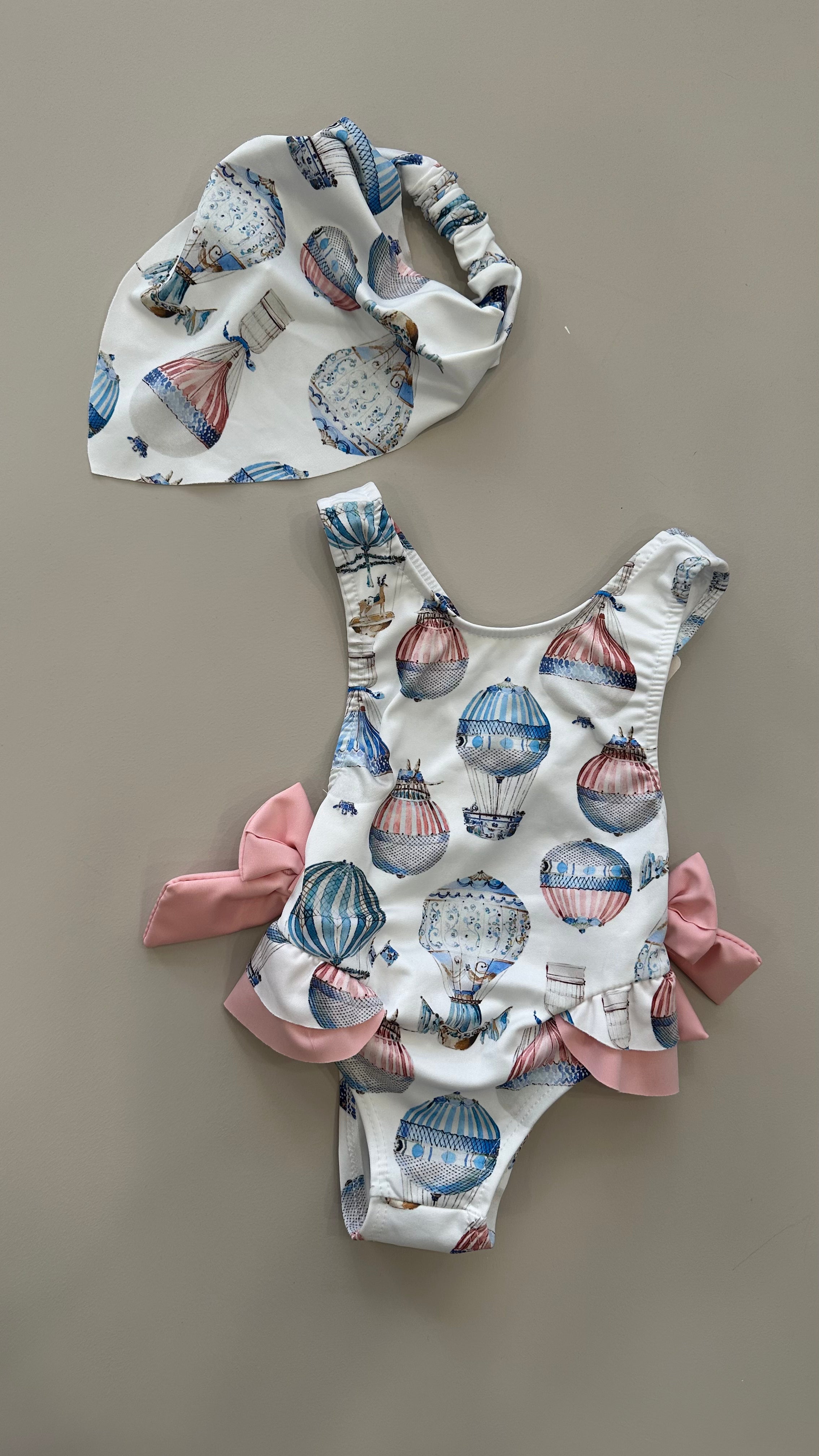 Costume INTERO CON BANDANA 12-36M - BIANCO