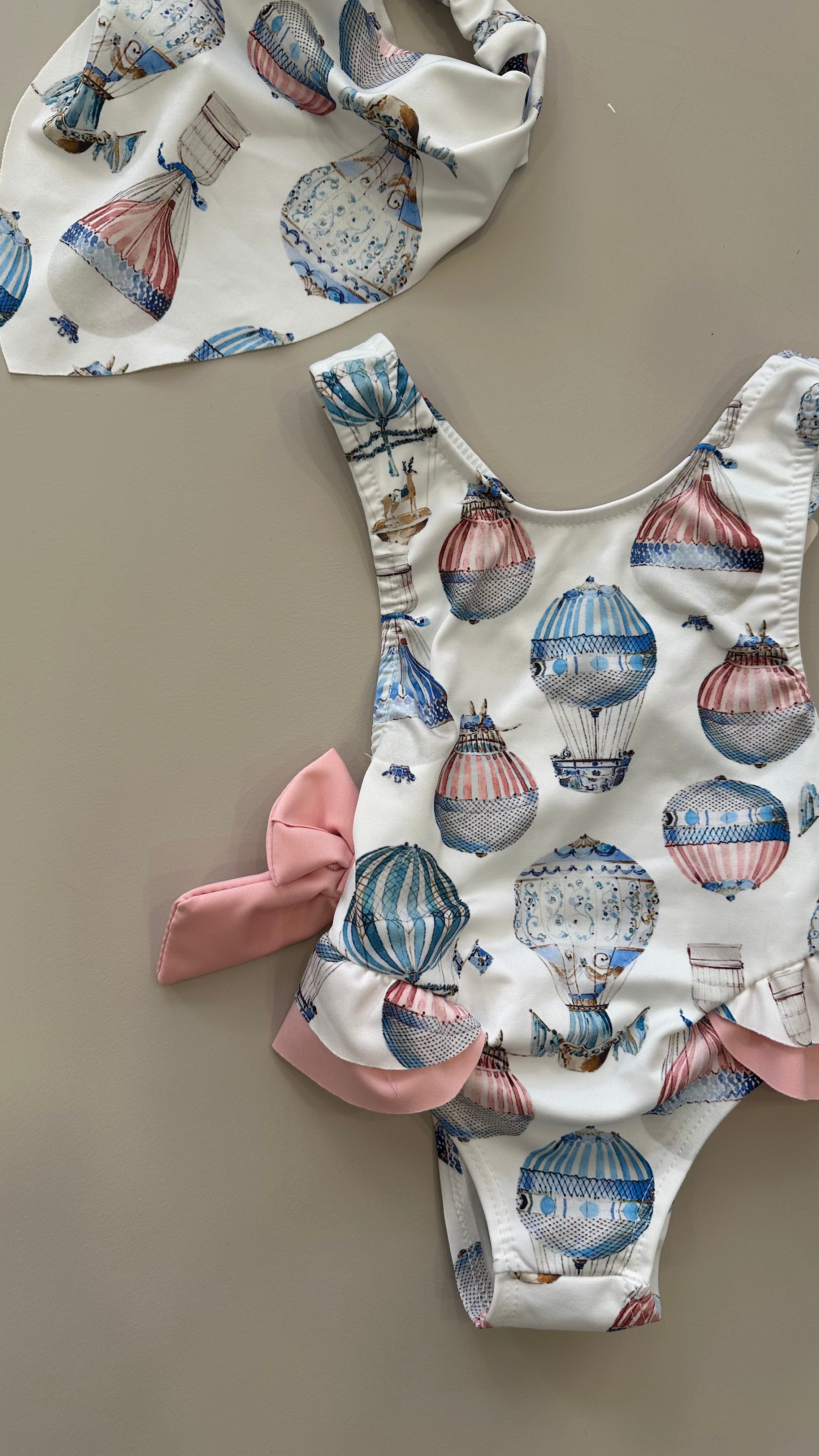Costume INTERO CON BANDANA 12-36M - BIANCO