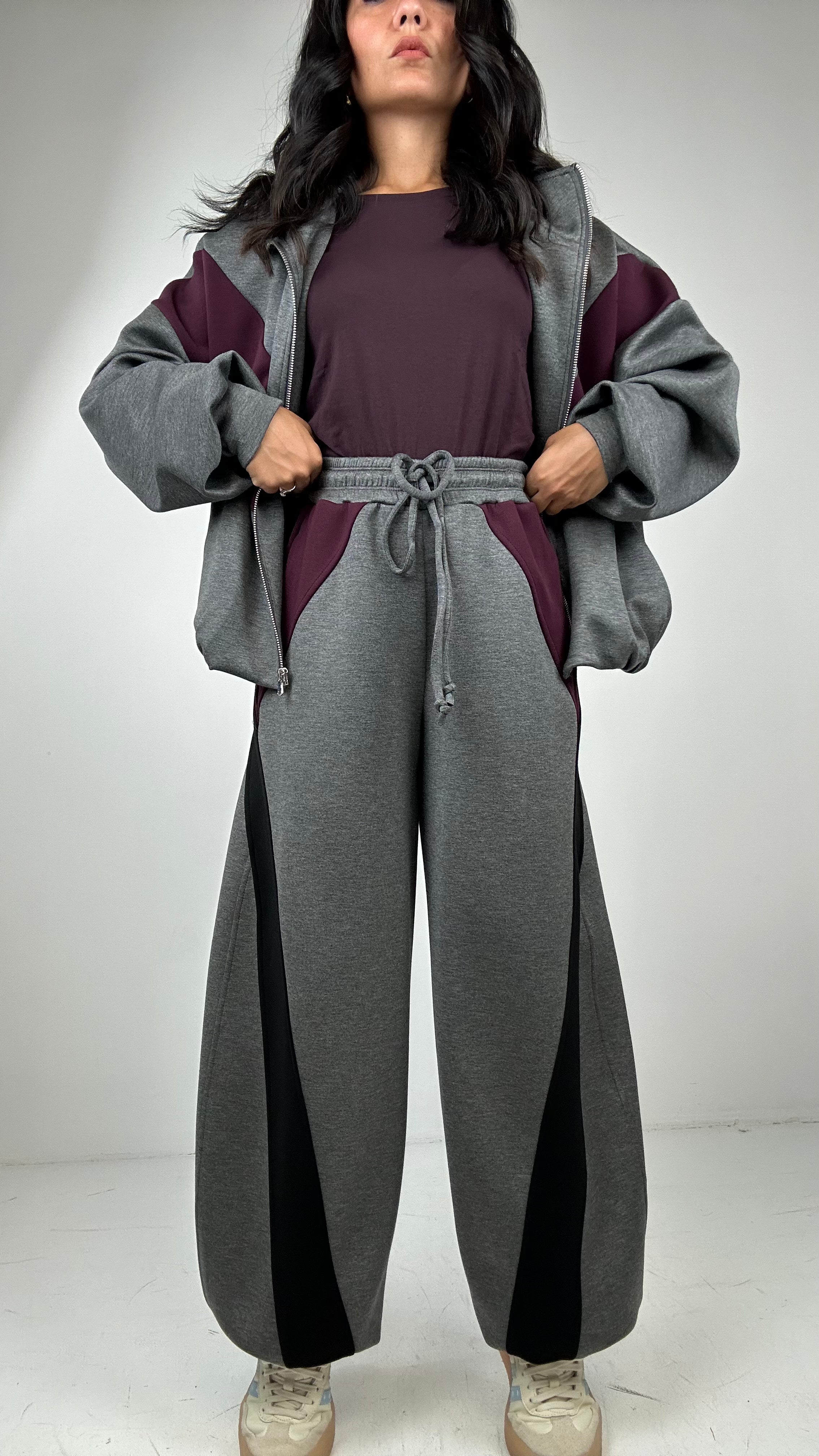 Pantalone LUMINA TUTA COLOR - GRIGIO
