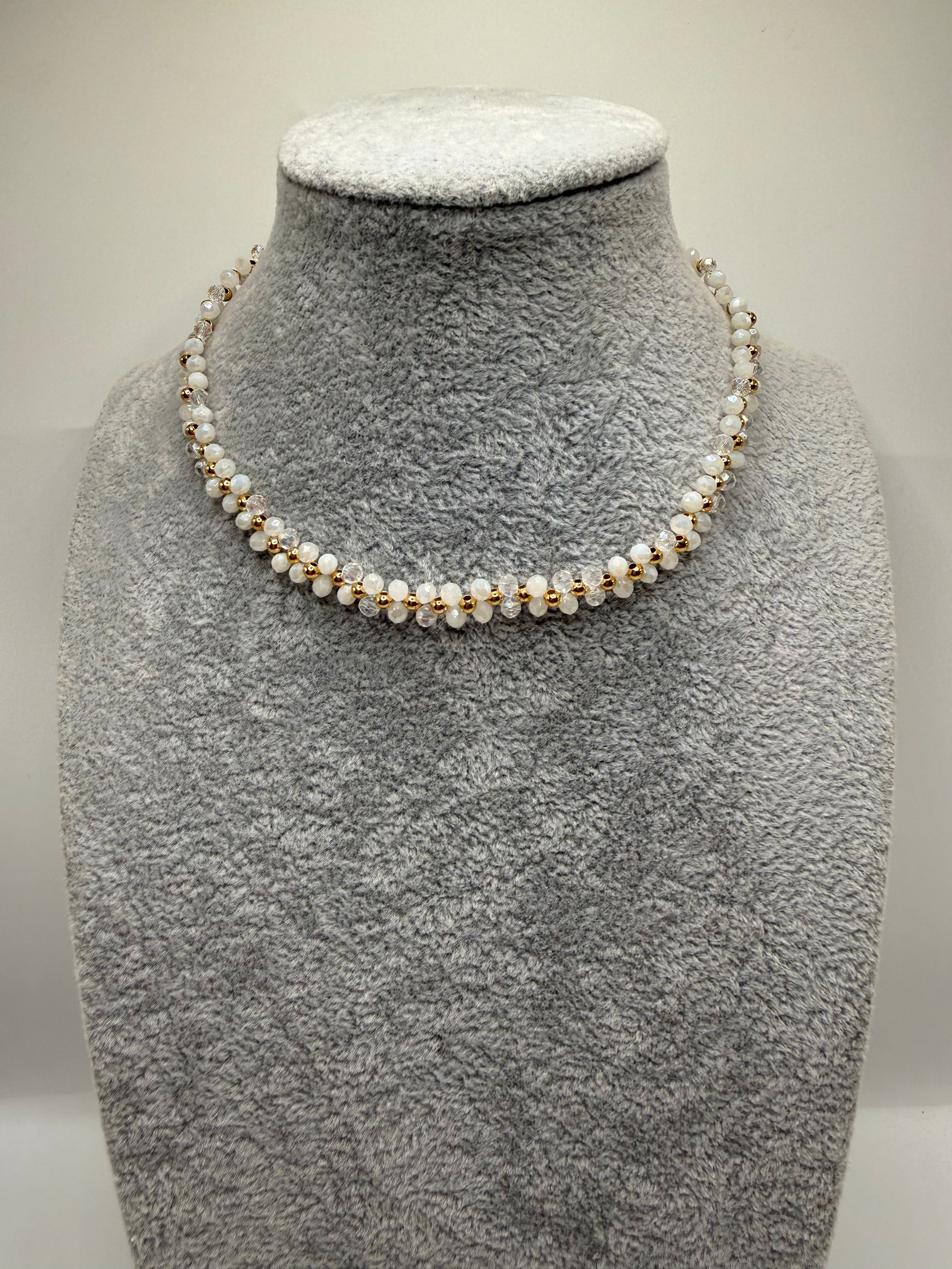 Collana PERLINE SUMM - bianco-oro