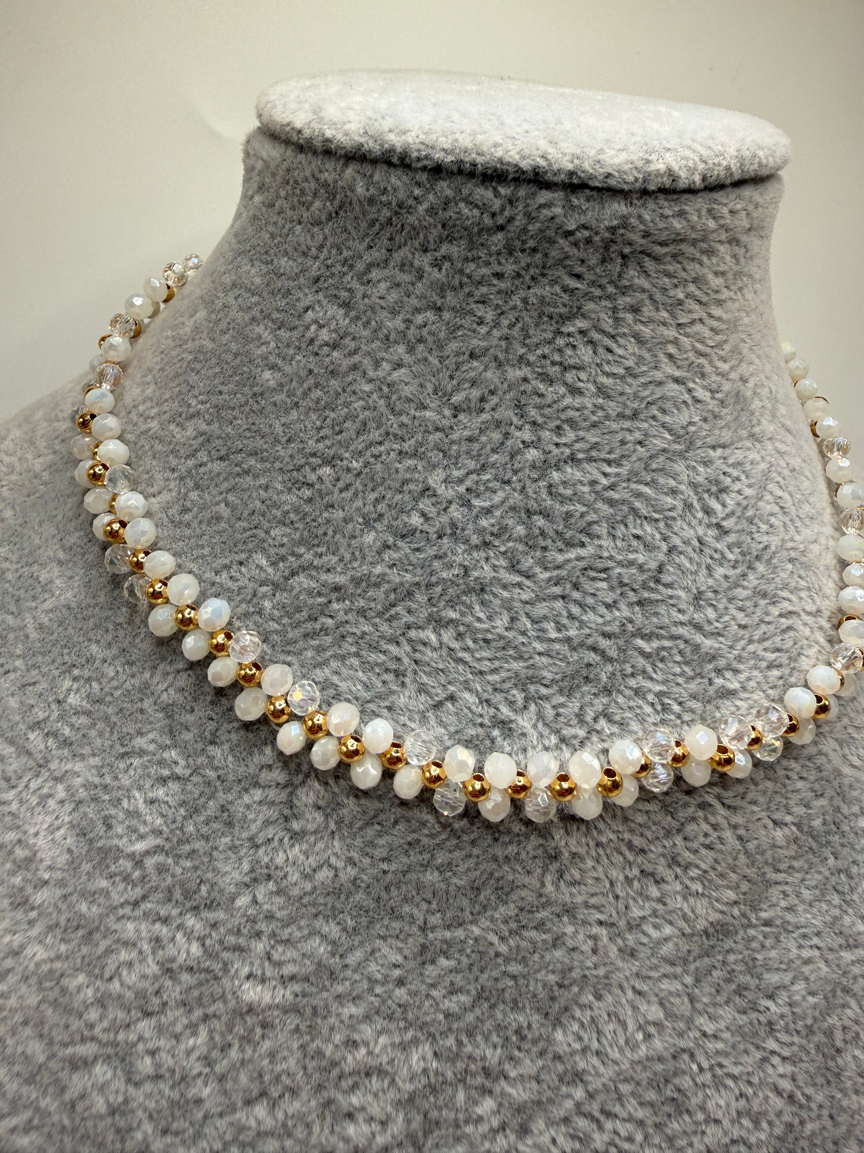Collana PERLINE SUMM - bianco-oro