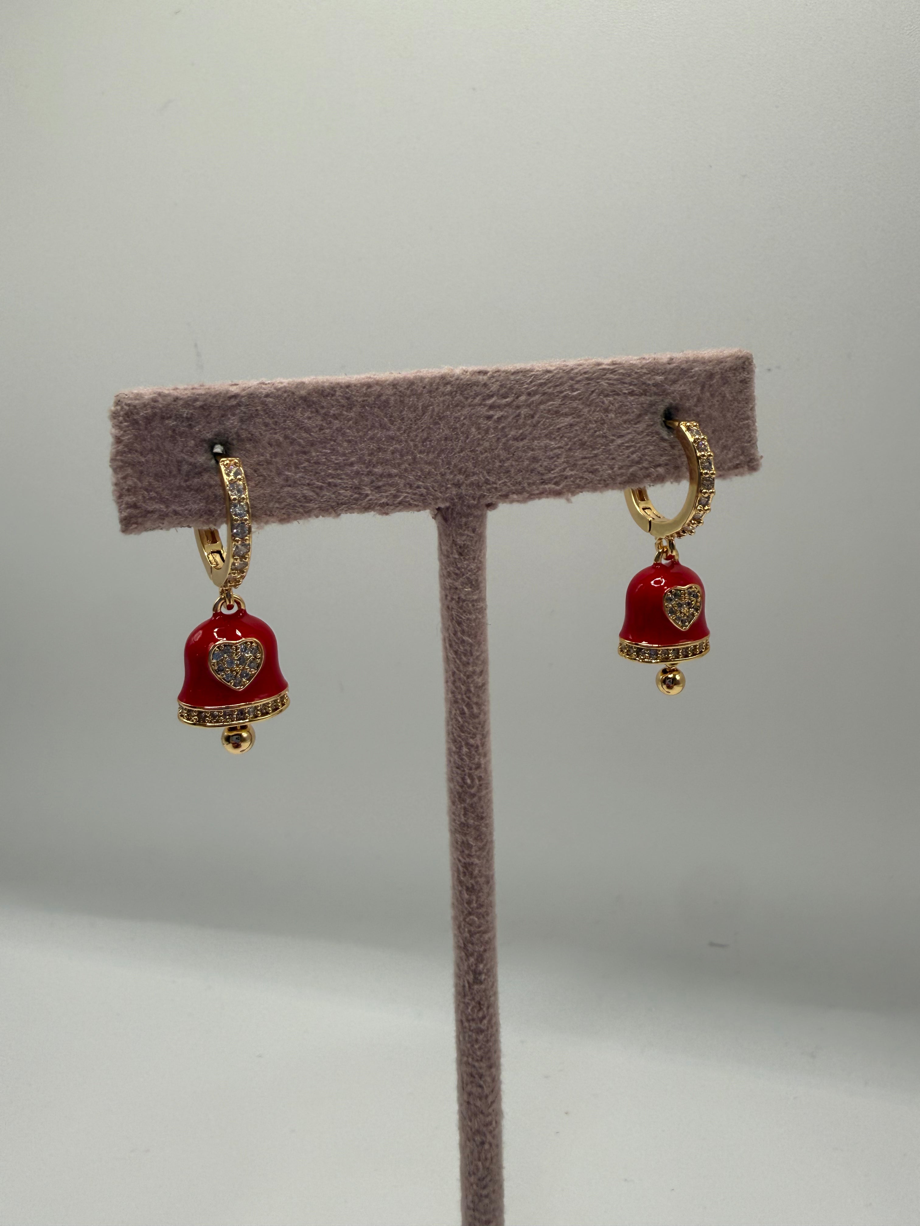 Orecchino CAMPANELLE - ROSSO