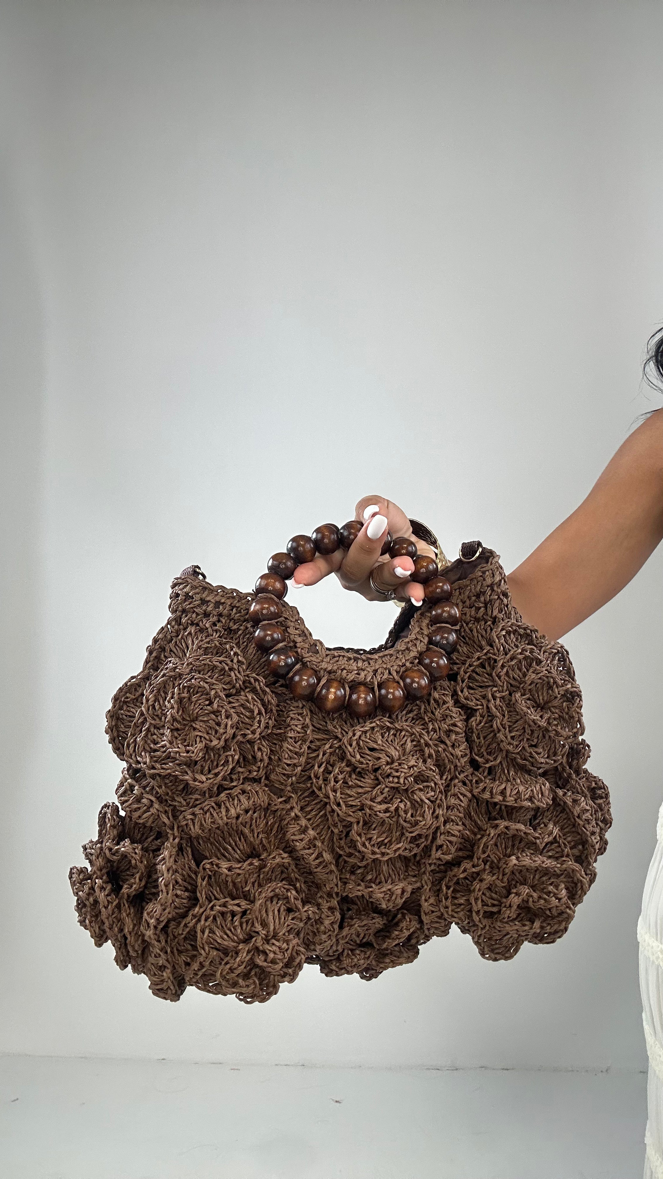 Borsa ROSE UNCINETTO - MARRONE
