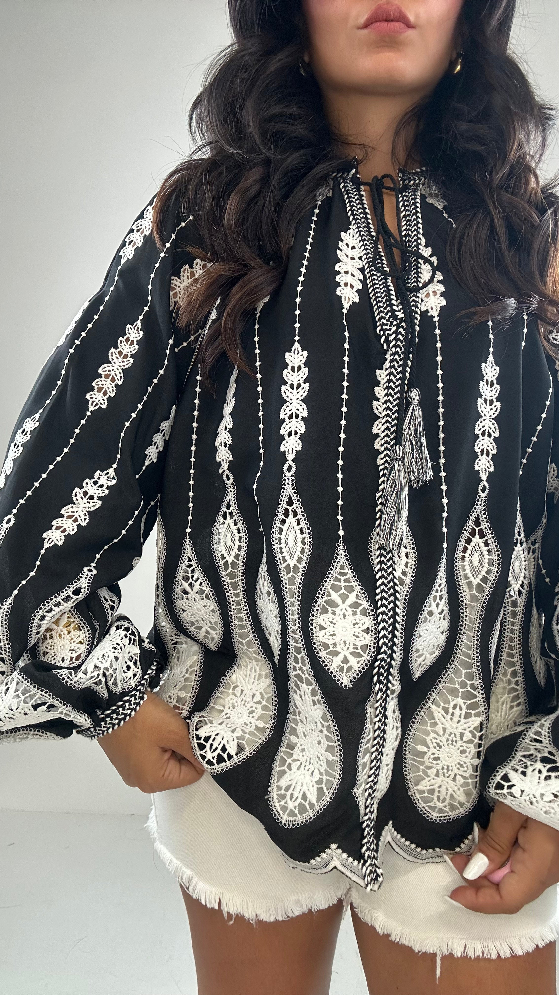 Blusa COSTIERA - NERO