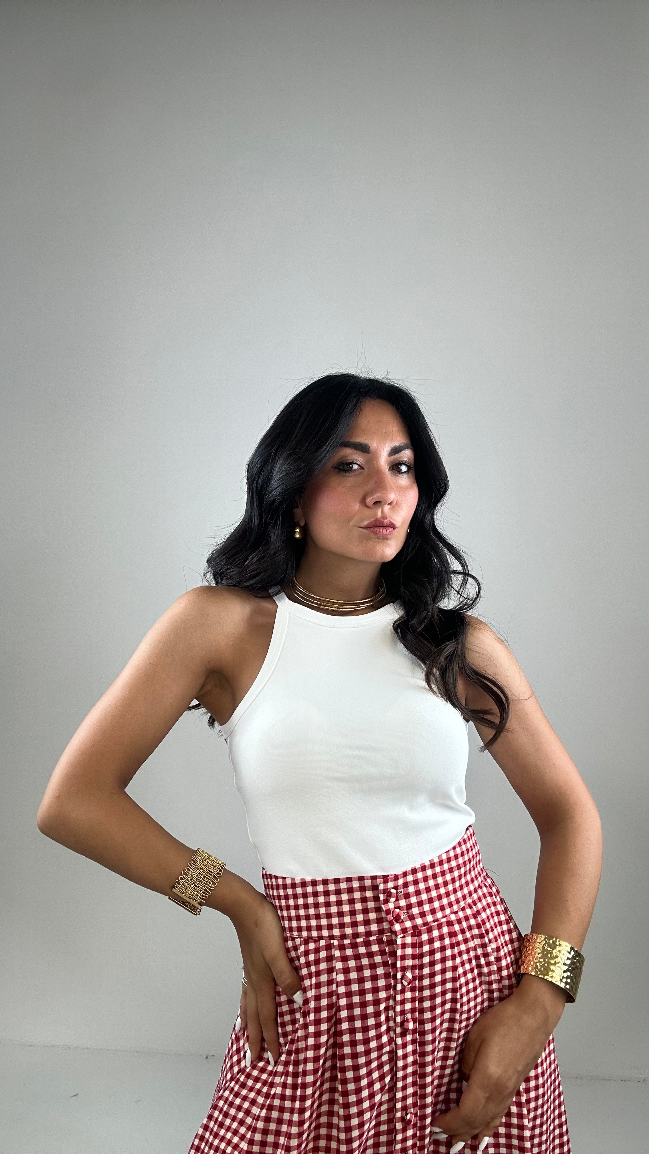 Top CARLA - BIANCO