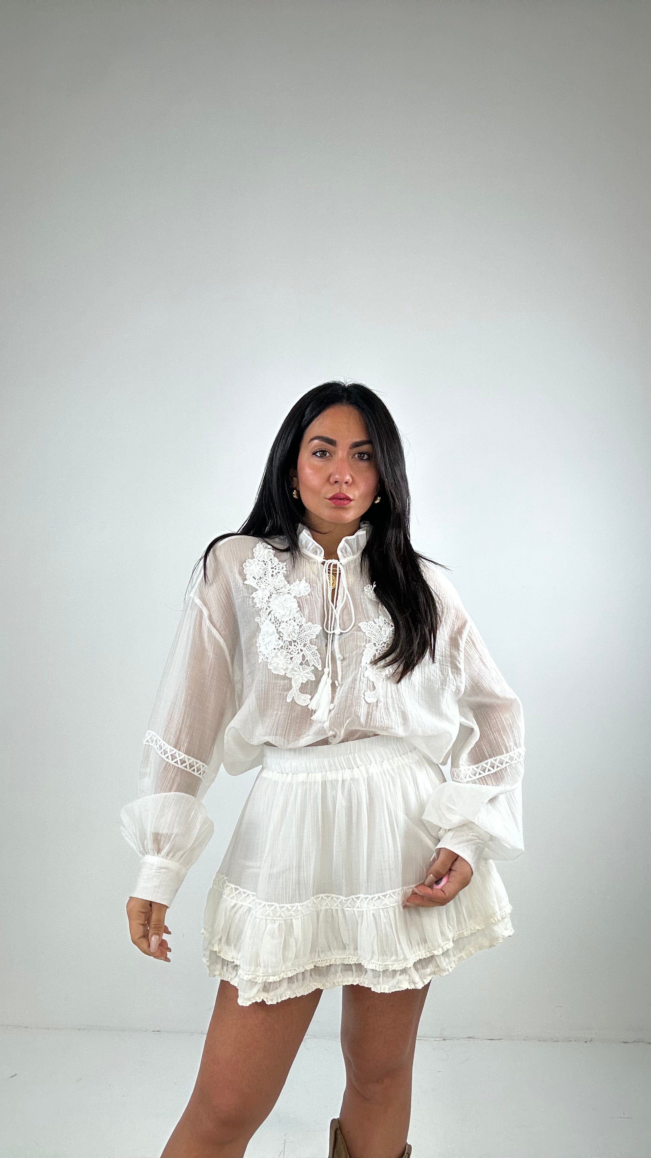 Completo FLOWER - BIANCO