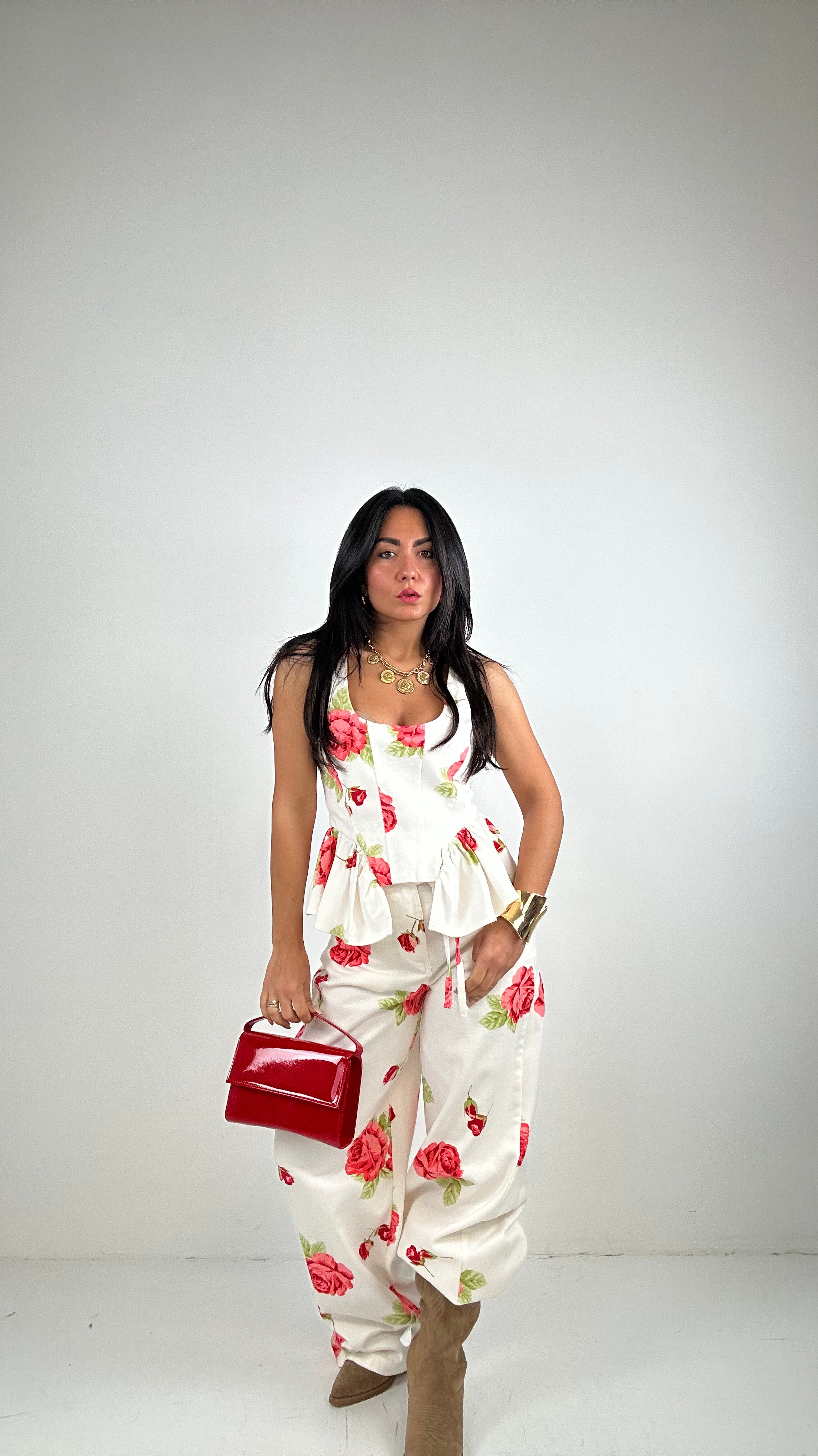 Jeans LUMINA ROSE - ROSSO
